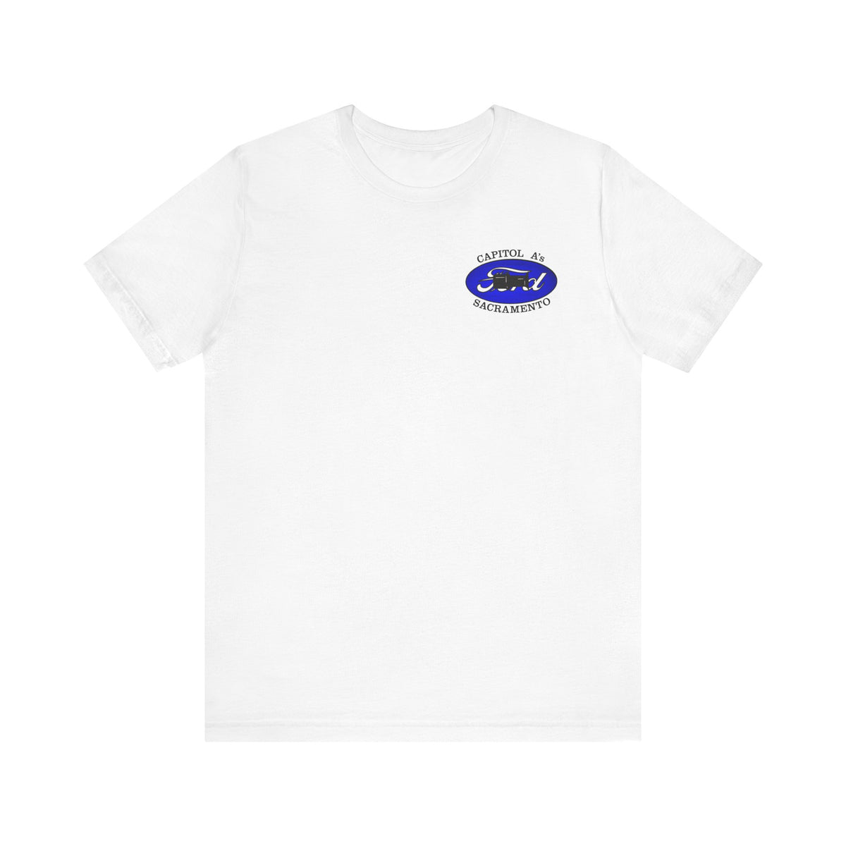 Capitol A's (single small logo) Unisex Soft Short Sleeve Tee