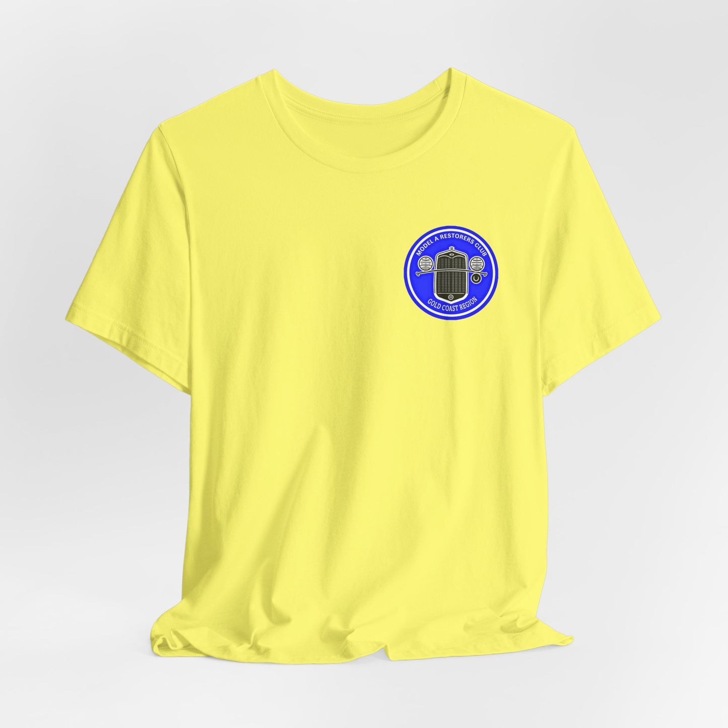 Gold Coast Region Model A Restorers Club T-Shirt (small logo)