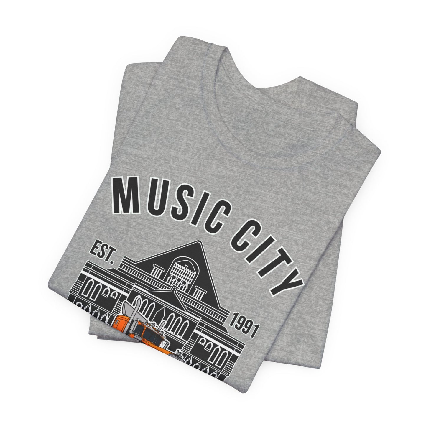Music City Chapter ATHS Tee — Front Logo and Left Sleeve Logo