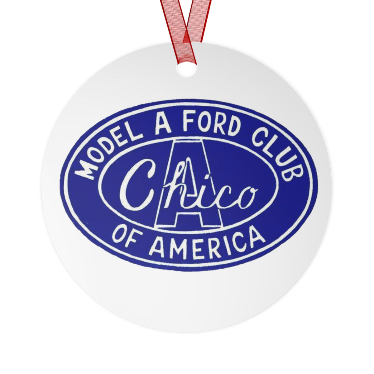 Chico A's Model A Ford Club of America Ornament — Christmas Decoration