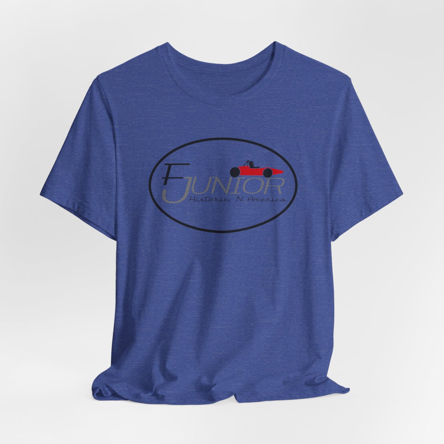 F Junior Historic N. America Racing Logo T-Shirt — Vintage Race Car Graphic Tee