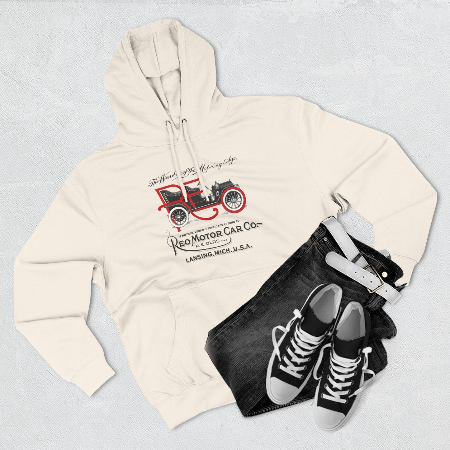 REO Motor Car Co. Fleece Hoodie
