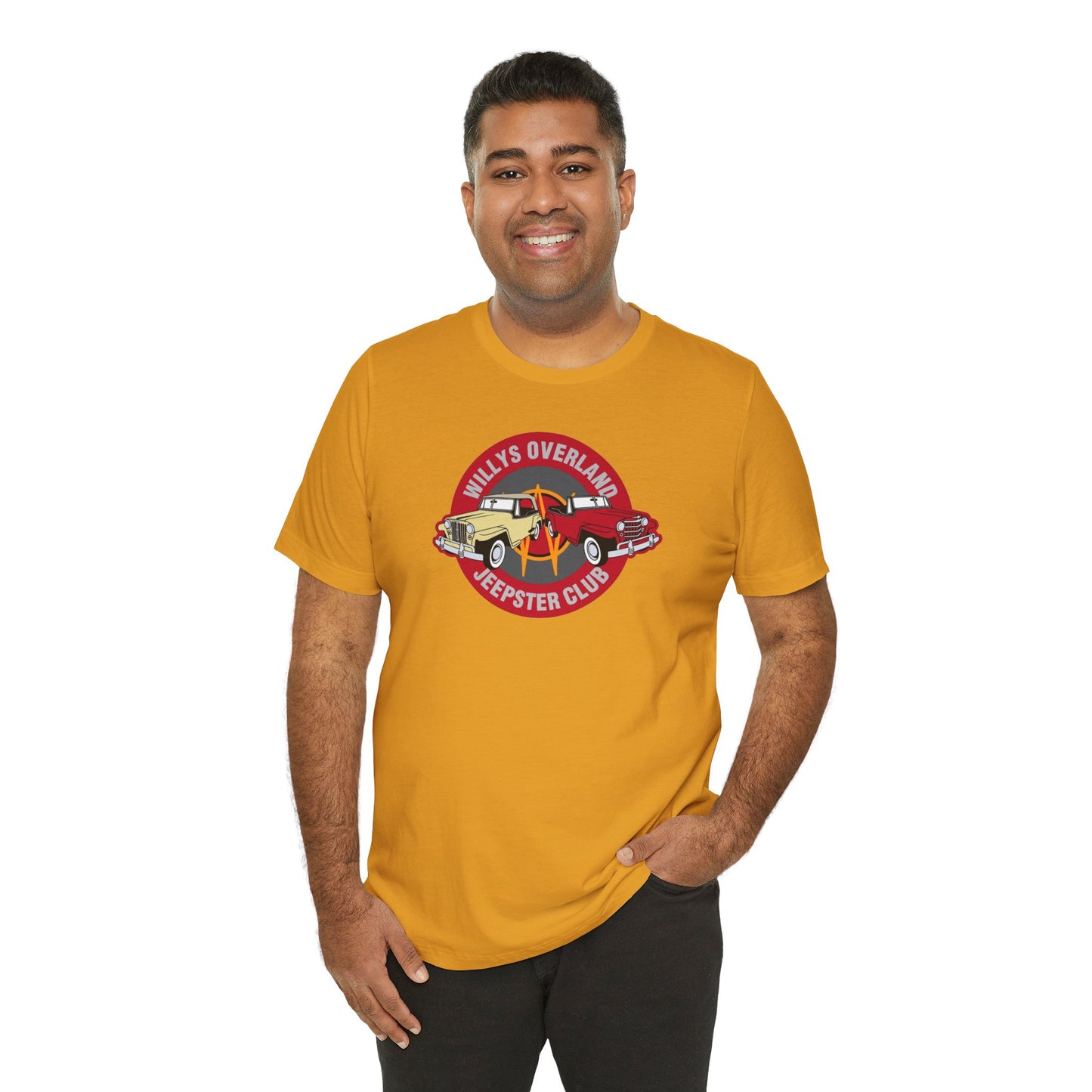 Willys Overland Jeepster Club T-Shirt - Unisex Jersey Short Sleeve Tee