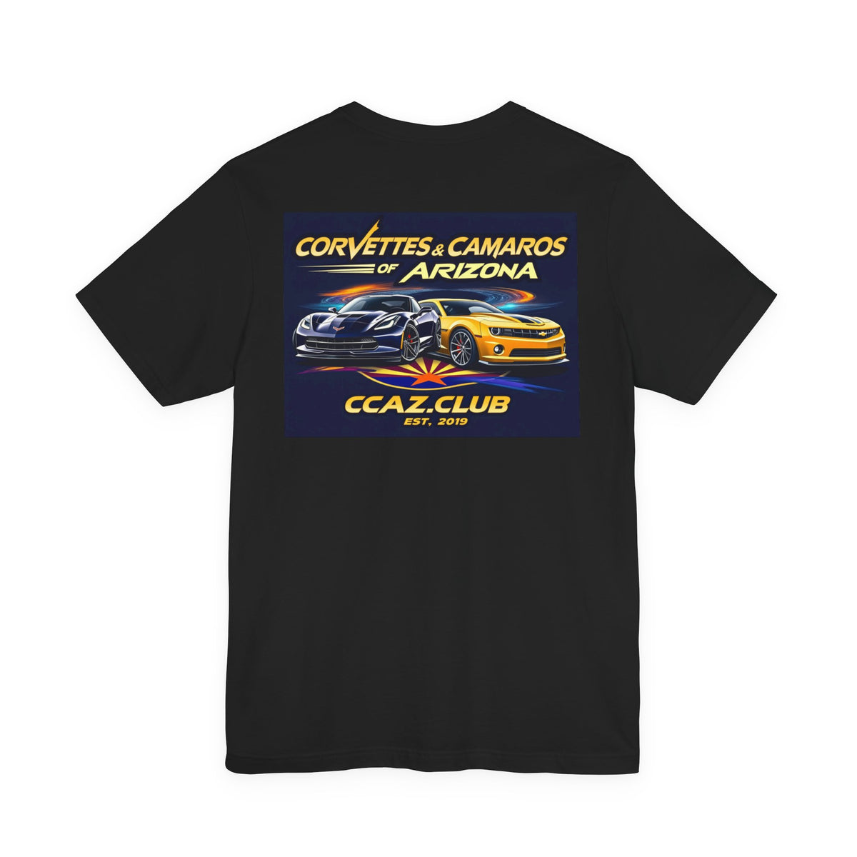 Corvettes & Camaros of Arizona Tee — CCAZ Club Car Show Shirt