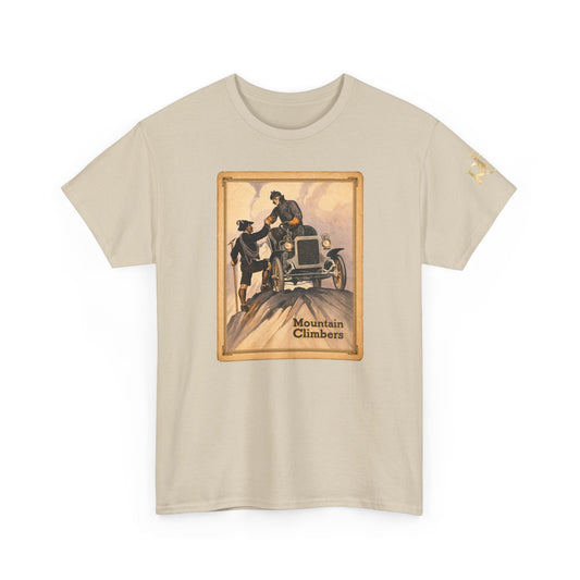 REO Mountain Climbers Vintage Tee — Unisex Heavy Cotton Tee