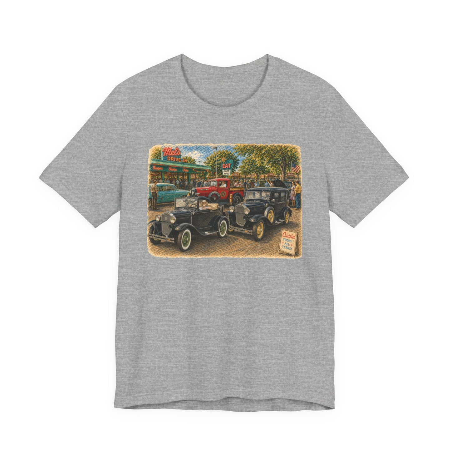 Mel's Drive-In (LTG) - Unisex Jersey Short Sleeve Tee