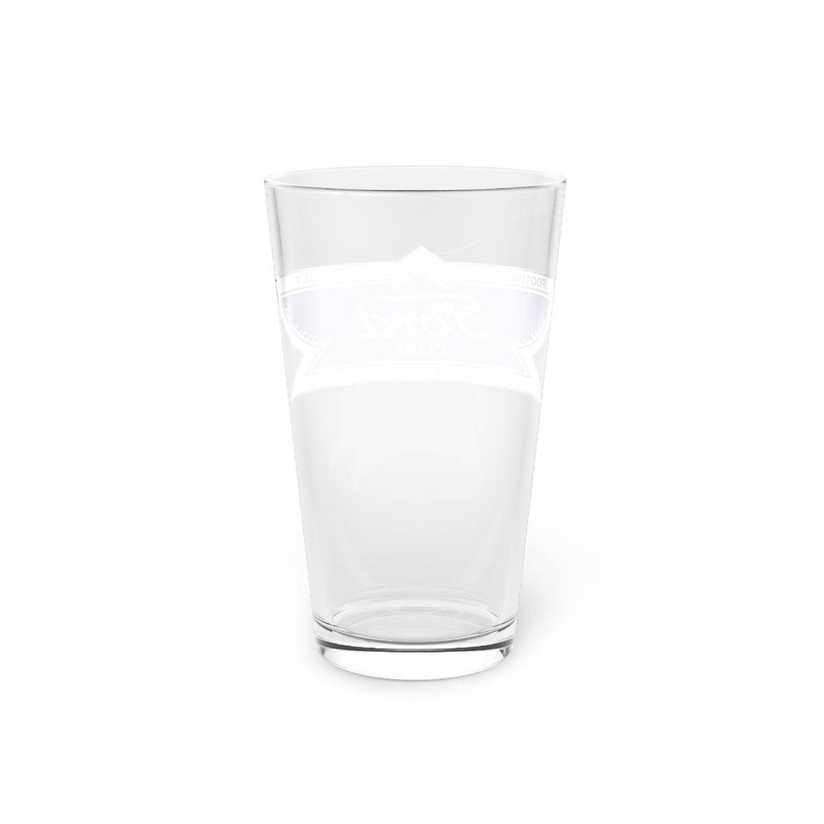Foothills Model T Club Pint Glass — 16oz Glass