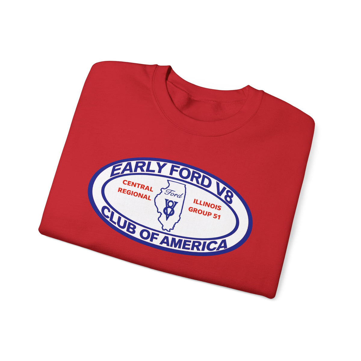 Central Illinois Early Ford V8 Unisex Heavy Blend™ Crewneck Sweatshirt