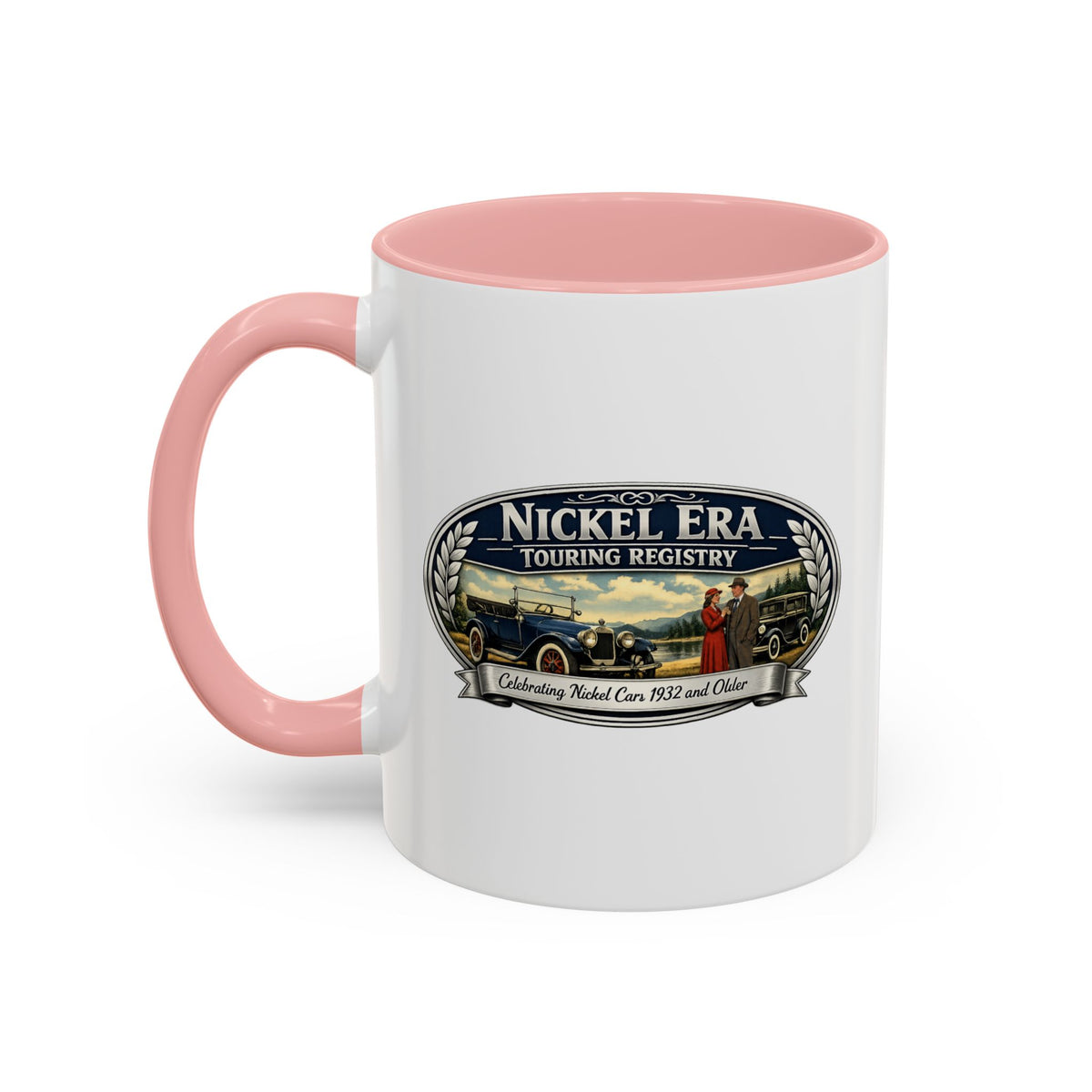 Nickel Era Touring Registry Coffee Mug — Vintage Classic Car Enthusiast Gift