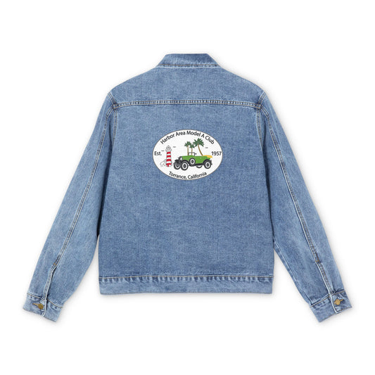 Harbor Area Model A Club Vintage Style Men's Denim Jacket