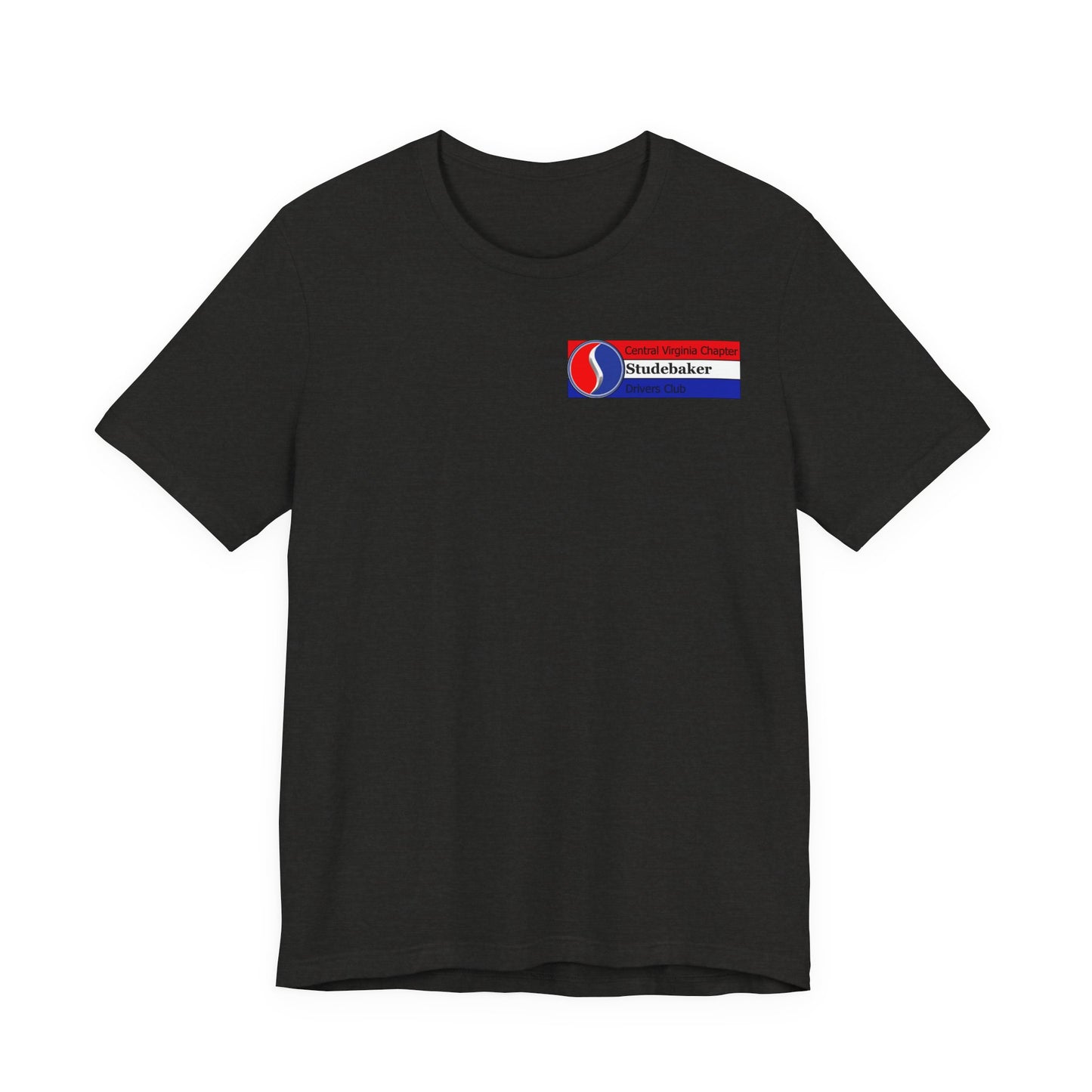 Central Virginia Chapter Studebaker Drivers Club - Unisex Jersey Short Sleeve Tee