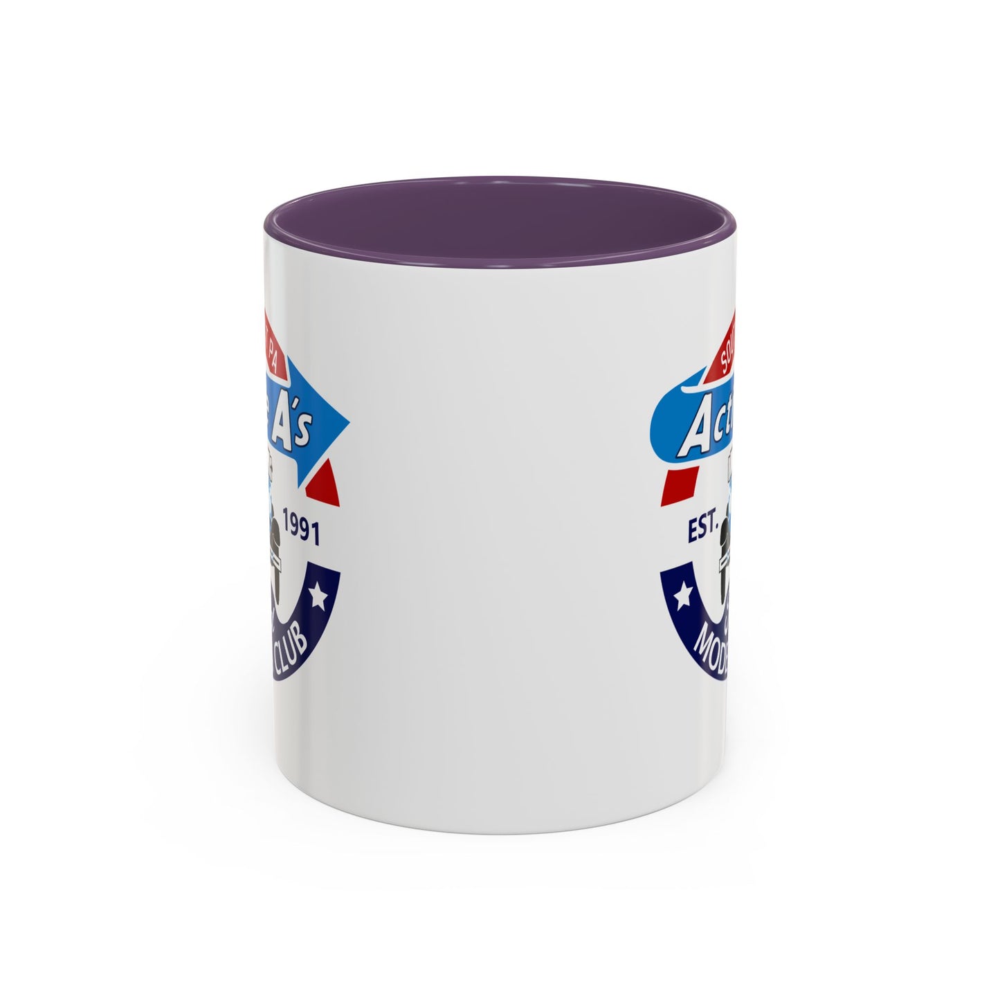 Ford Model A Club Coffee Mug — "Active A's" Southeast PA Vintage Car Design (11/15 oz)