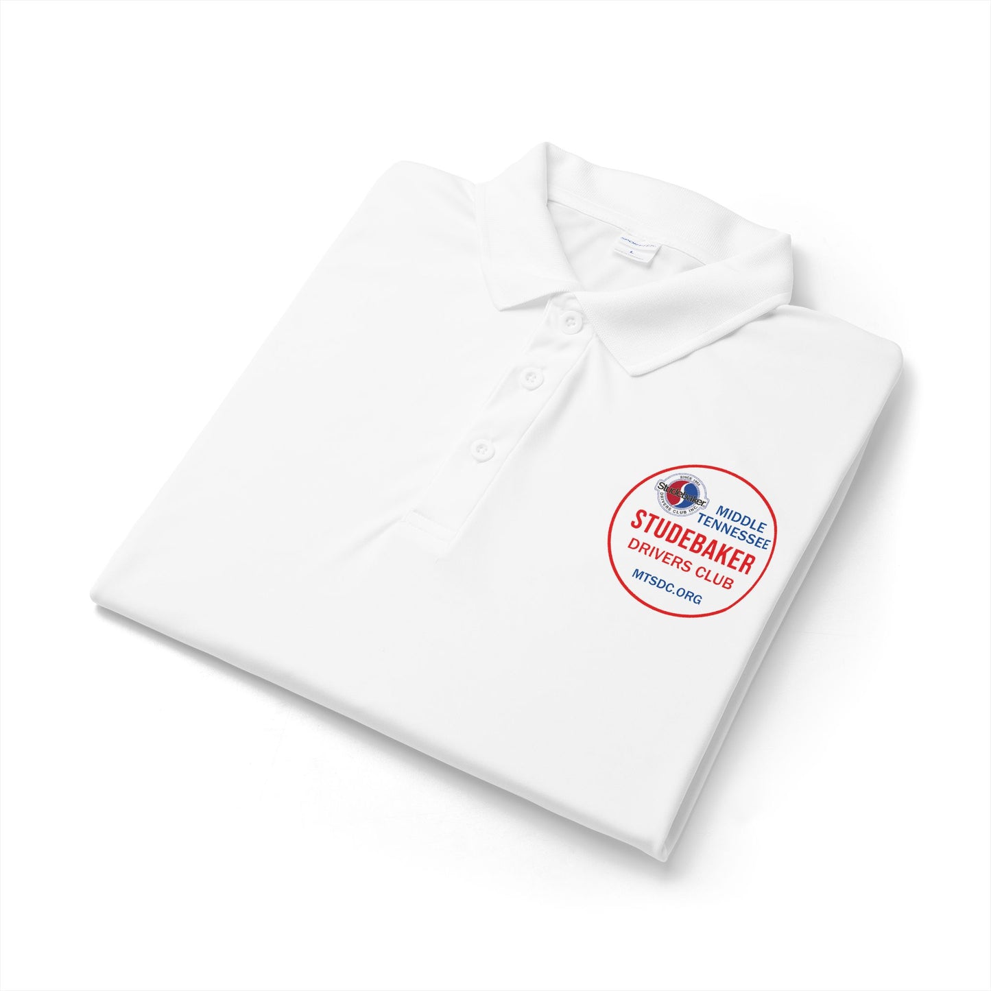 Middle Tennessee Studebaker Drivers Club Chapter Printed Polo Shirt