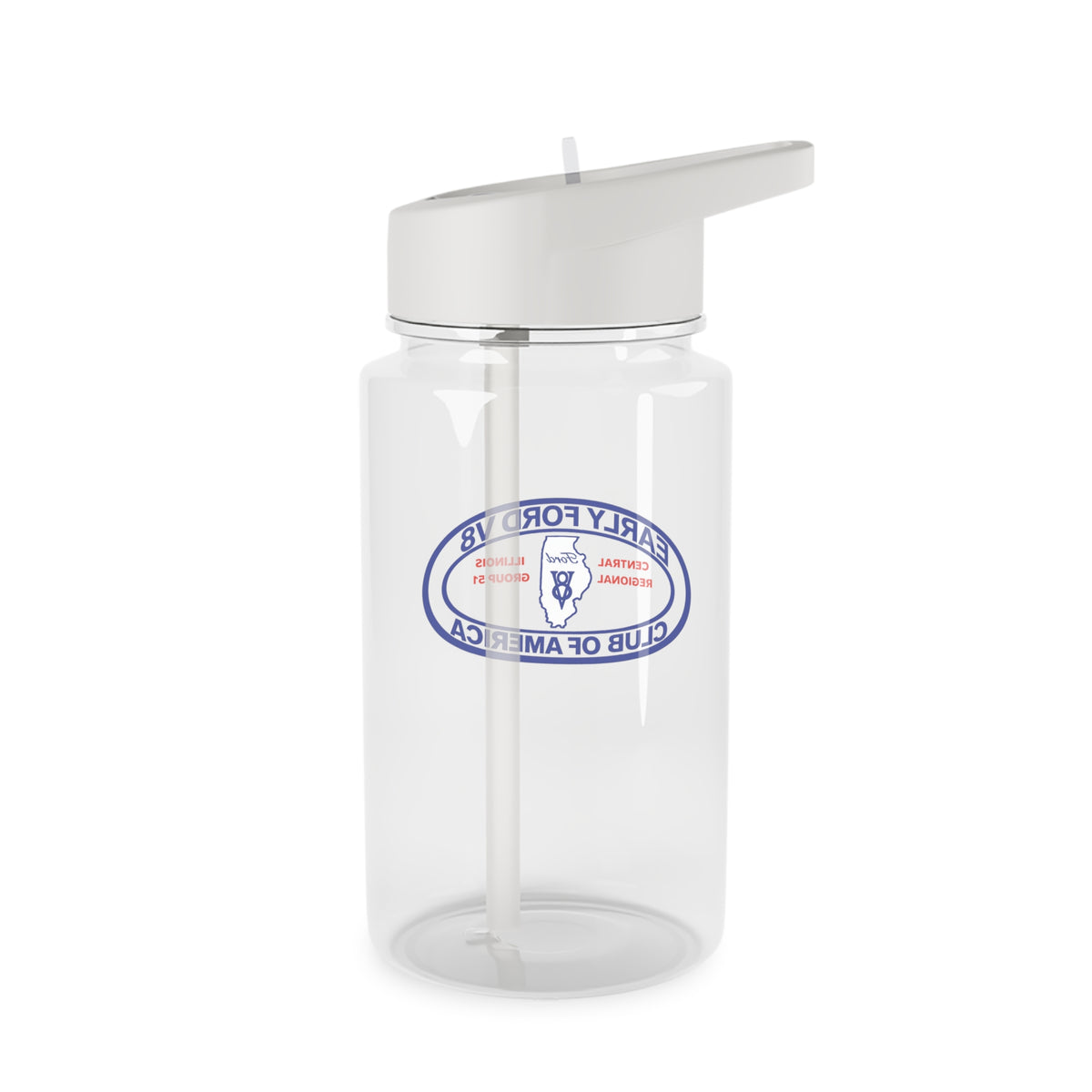 Central Illinois Early Ford V8 Tritan Water Bottle