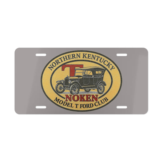 NOKEN Model T Ford Club Vanity Plate - Northern Kentucky Vintage Car License Tag