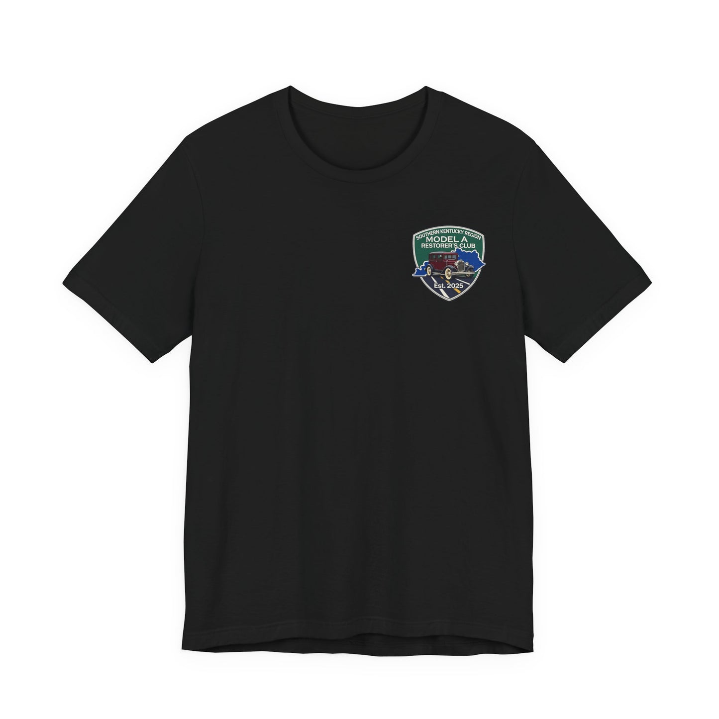 Southern Kentucky Region Model A Restorer's Club T‑Shirt — Front and Back Logos Unisex Jersey Short Sleeve Tee
