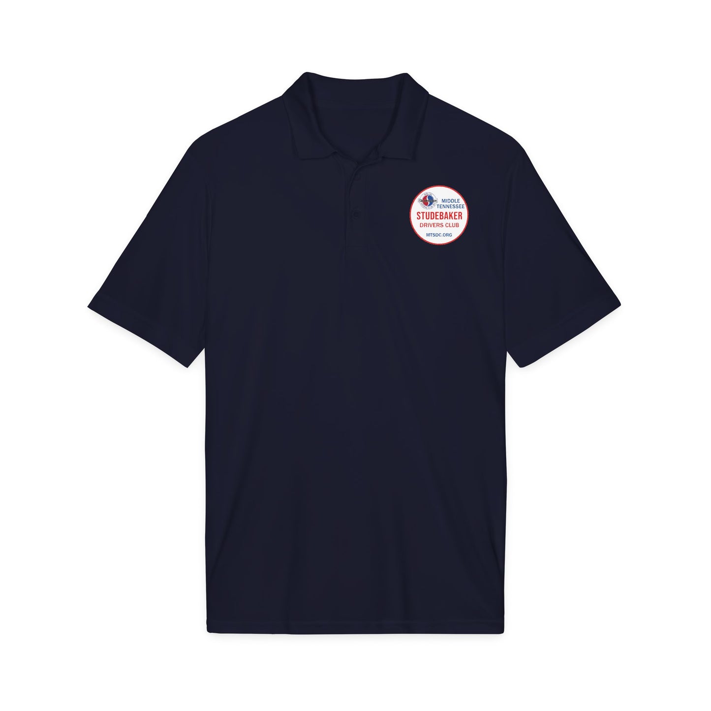 Middle Tennessee Studebaker Drivers Club Chapter Printed Polo Shirt