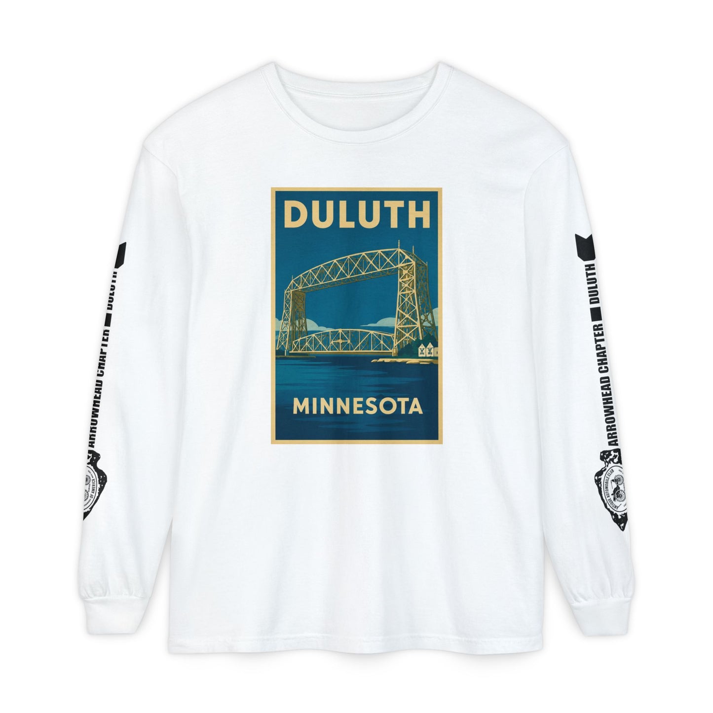 Arrowhead Chapter AACA Duluth Minnesota Long Sleeve T-Shirt