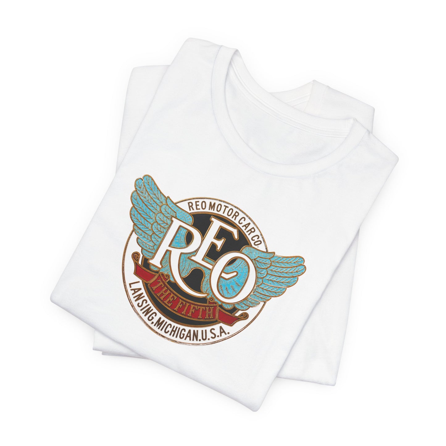 REO The Fifth 1912-1919 T‑Shirt — Retro Motor Club Graphic Tee