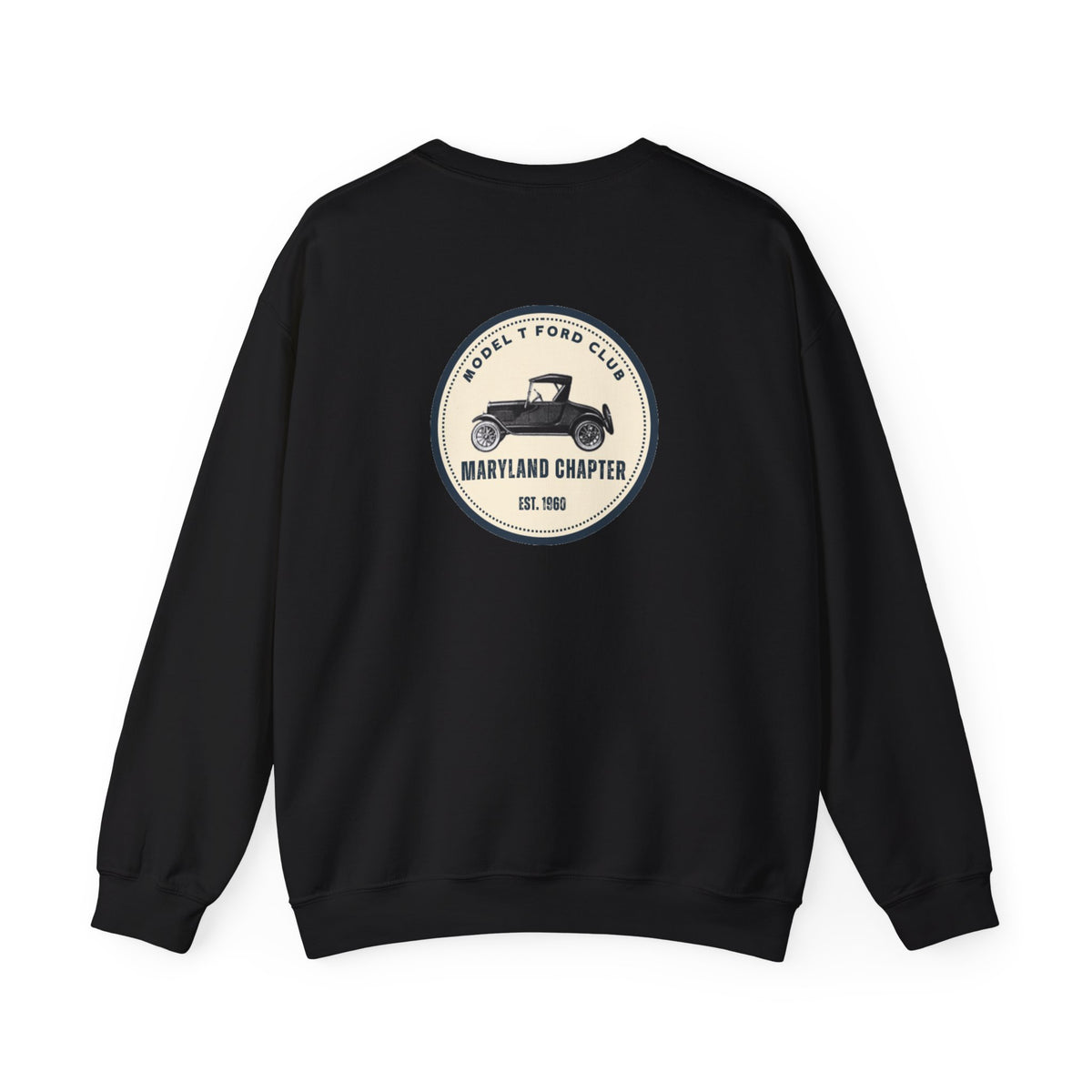 Maryland Chapter Model T Ford Club (Back logo only) Unisex Heavy Blend™ Crewneck Sweatshirt