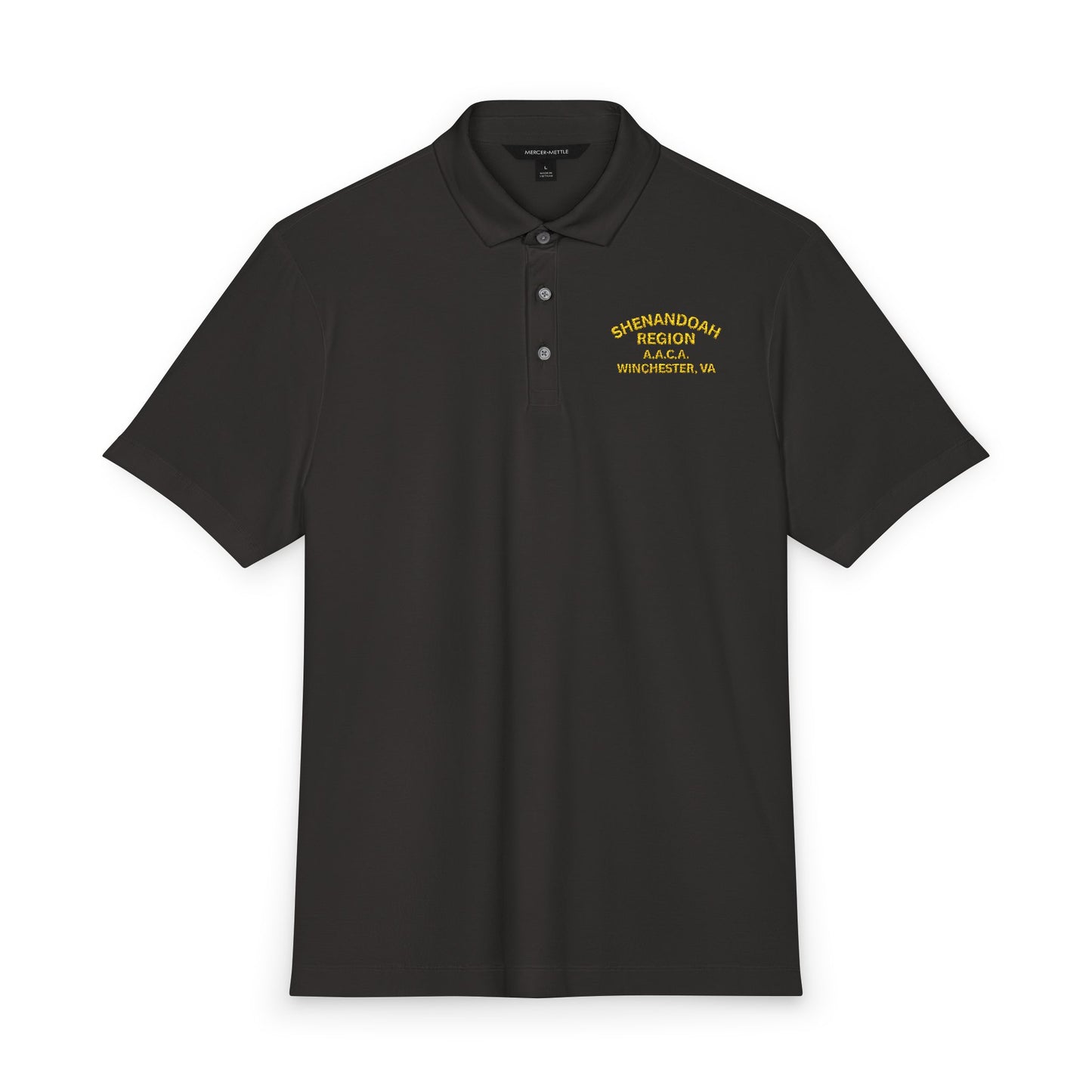 Shenandoah Region AACA Men's Stretch Polo — Embroidered Chest Logo