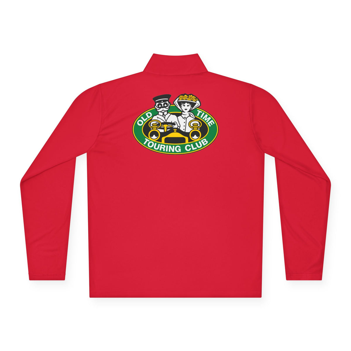 Old Time Touring Club of Pennsylvania Quarter-Zip Pullover - Front and Back Logos