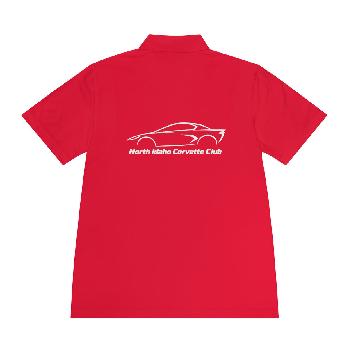 North Idaho Corvette Club Performance Polo with Front and Back Logos