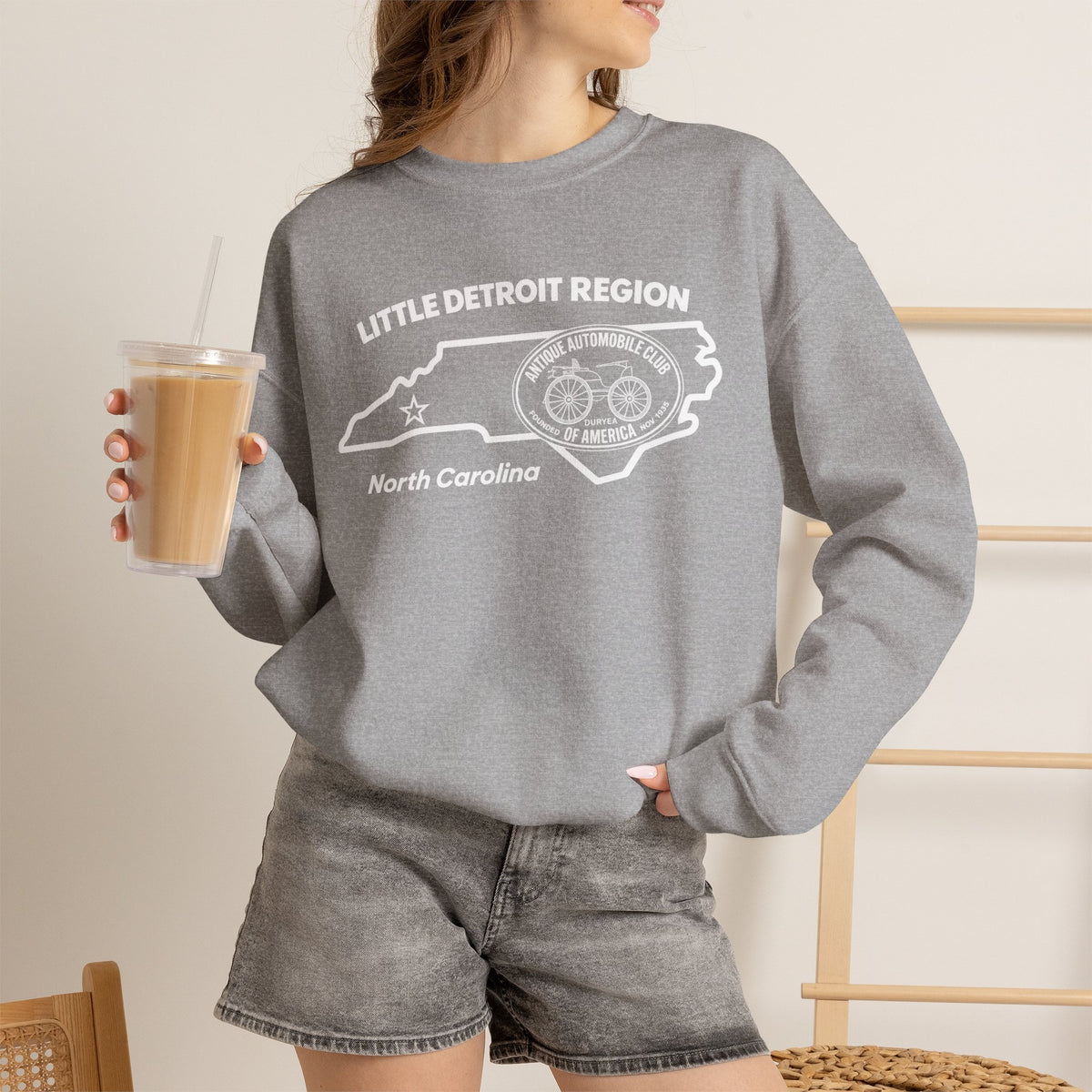 Little Detroit Region North Carolina Unisex Heavy Blend™ Crewneck Sweatshirt