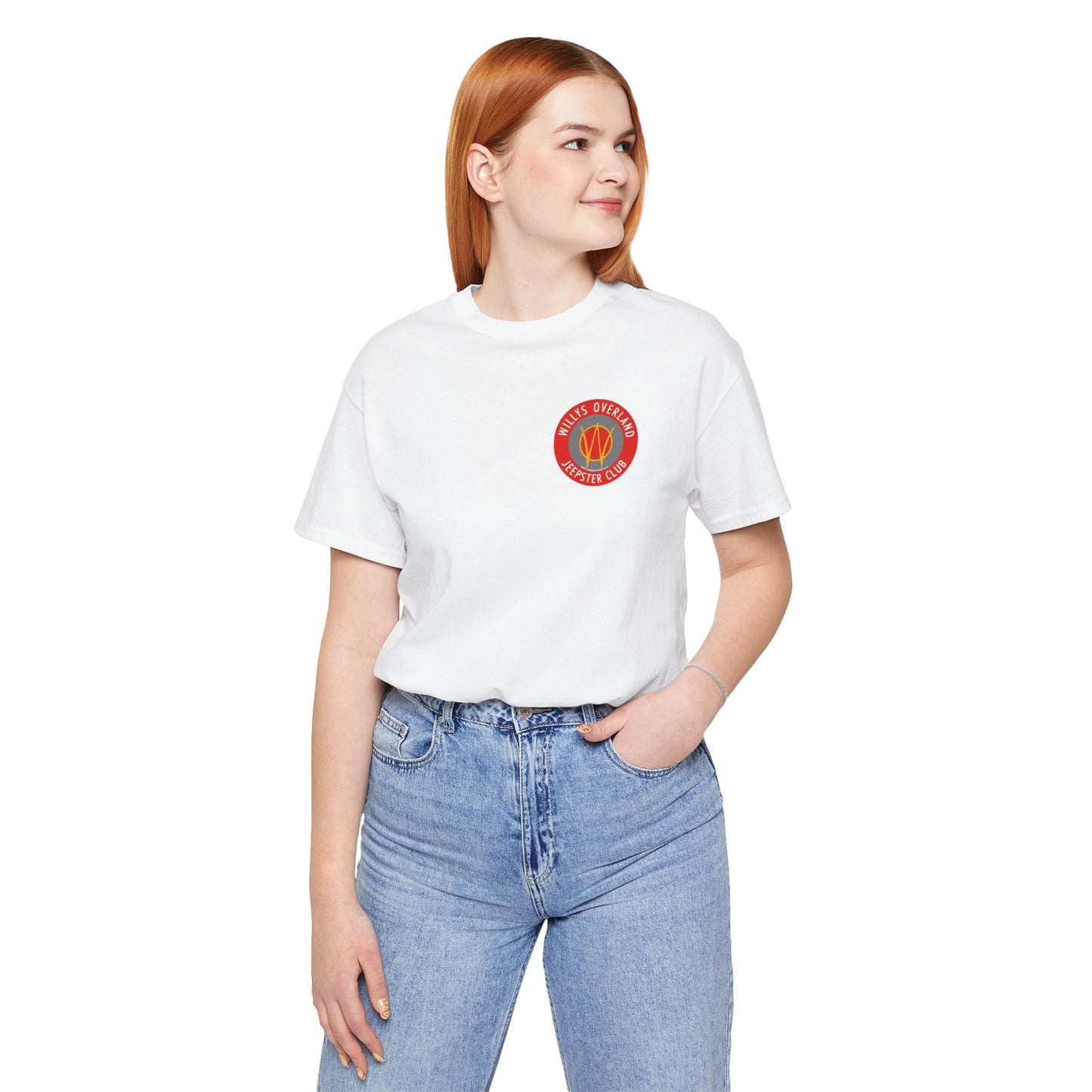 Willys Overland Jeepster Club T‑Shirt — Front and Back Logos