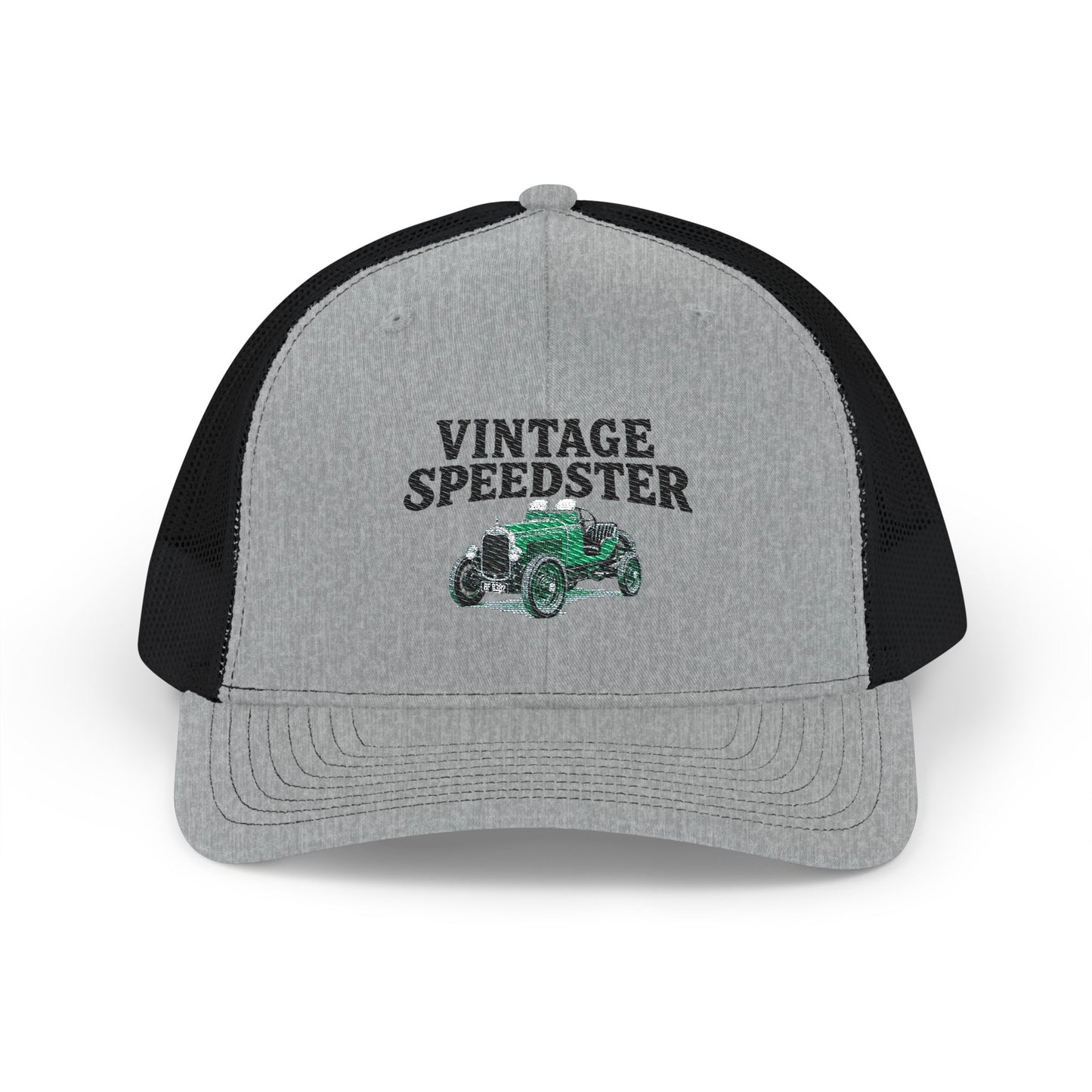Vintage Speedster Snapback Trucker Hat — Richardson 112 snapback trucker Embroidered Cap