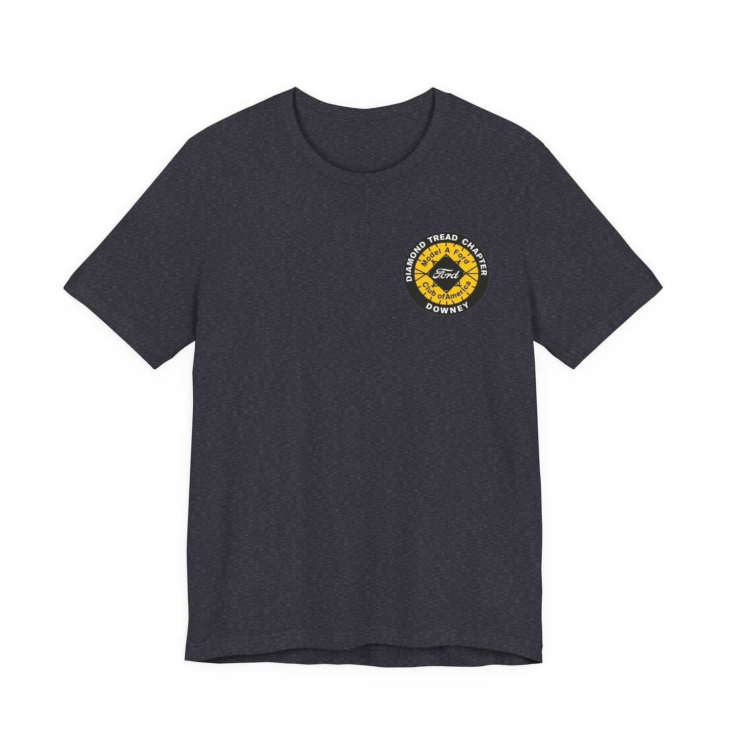 Diamond Tread Chapter Downey T‑Shirt - Small Front Logo Only