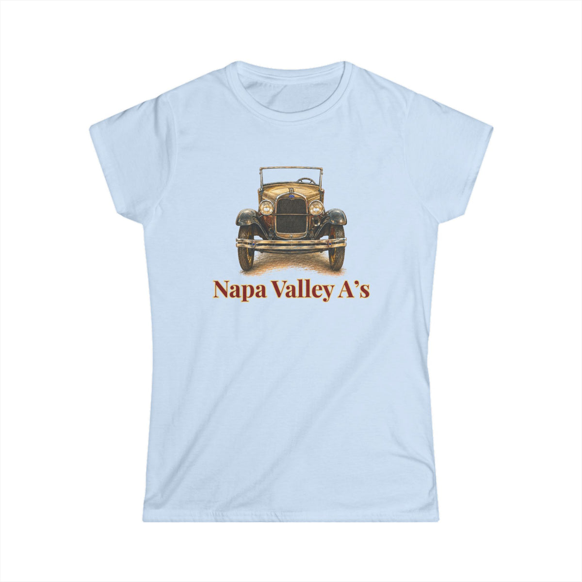 Napa Valley A's Women's Softstyle Short Sleeve Shirt