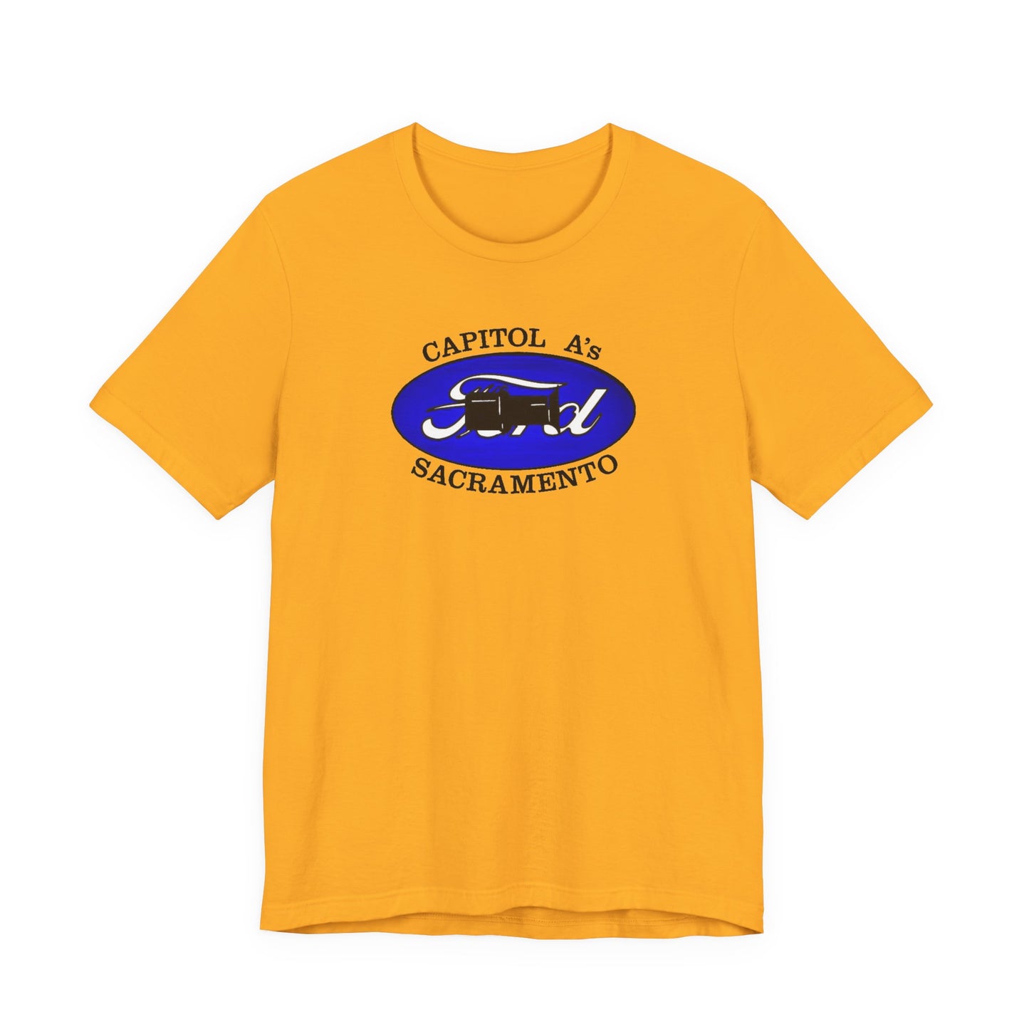 Capitol A's (large front only logo) Unisex Jersey Short Sleeve Tee