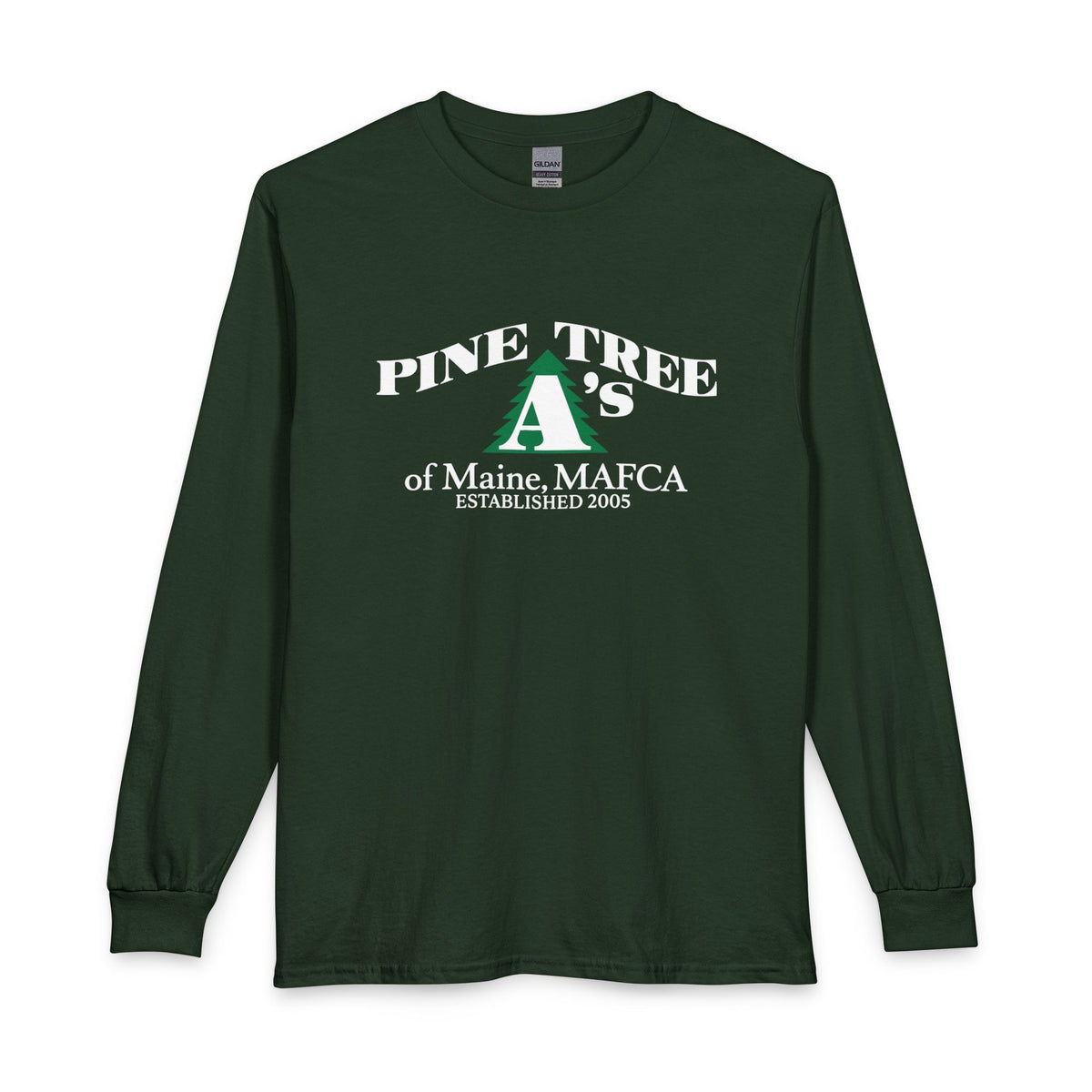 Pine Tree A's of Maine, MAFCA - Unisex Long Sleeve T-Shirt