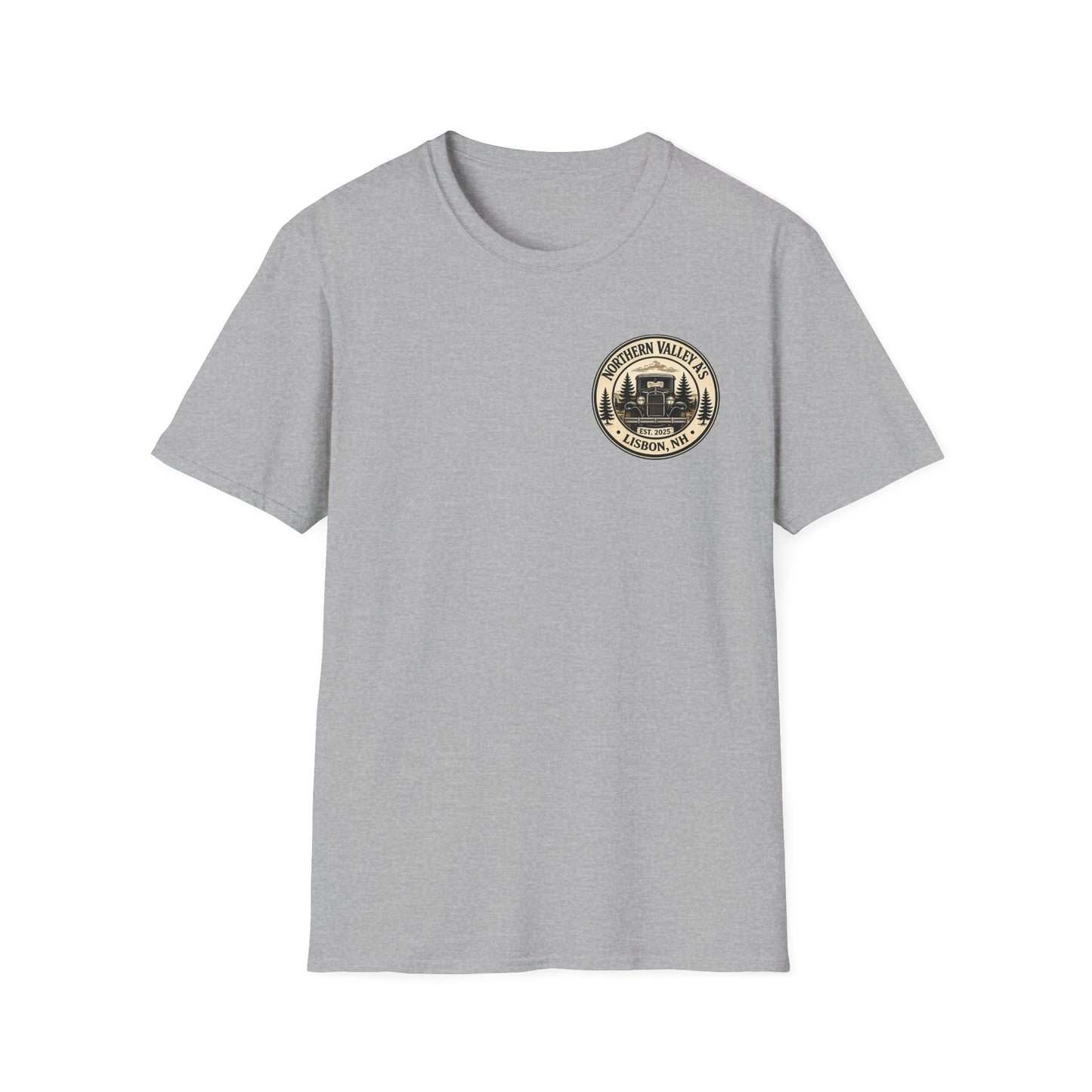 Northern Valley A's Lisbon, NH Vintage Patch T‑Shirt — Front and Back Logo Tee