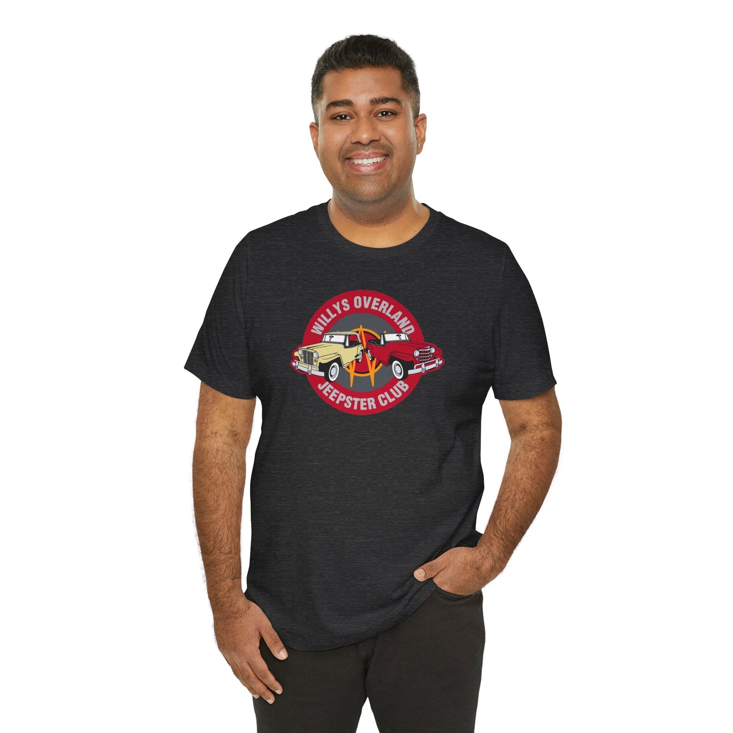 Willys Overland Jeepster Club T-Shirt - Unisex Jersey Short Sleeve Tee