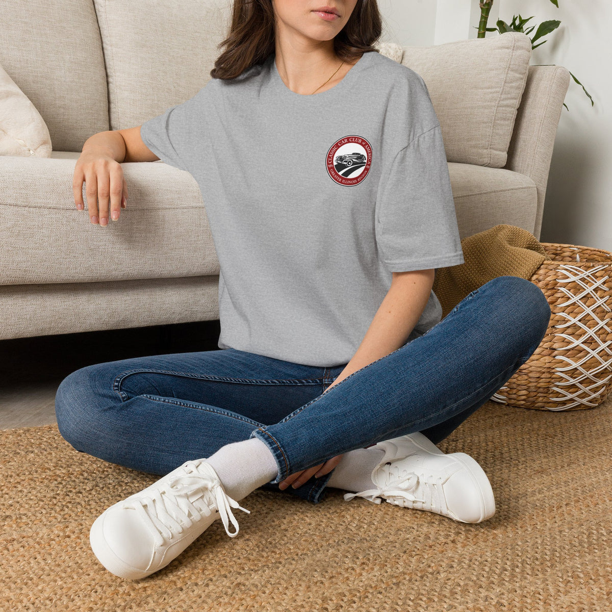 Classic Car Club of America Greater Illinois Region — Unisex Softstyle T-Shirt Front and Back Logos