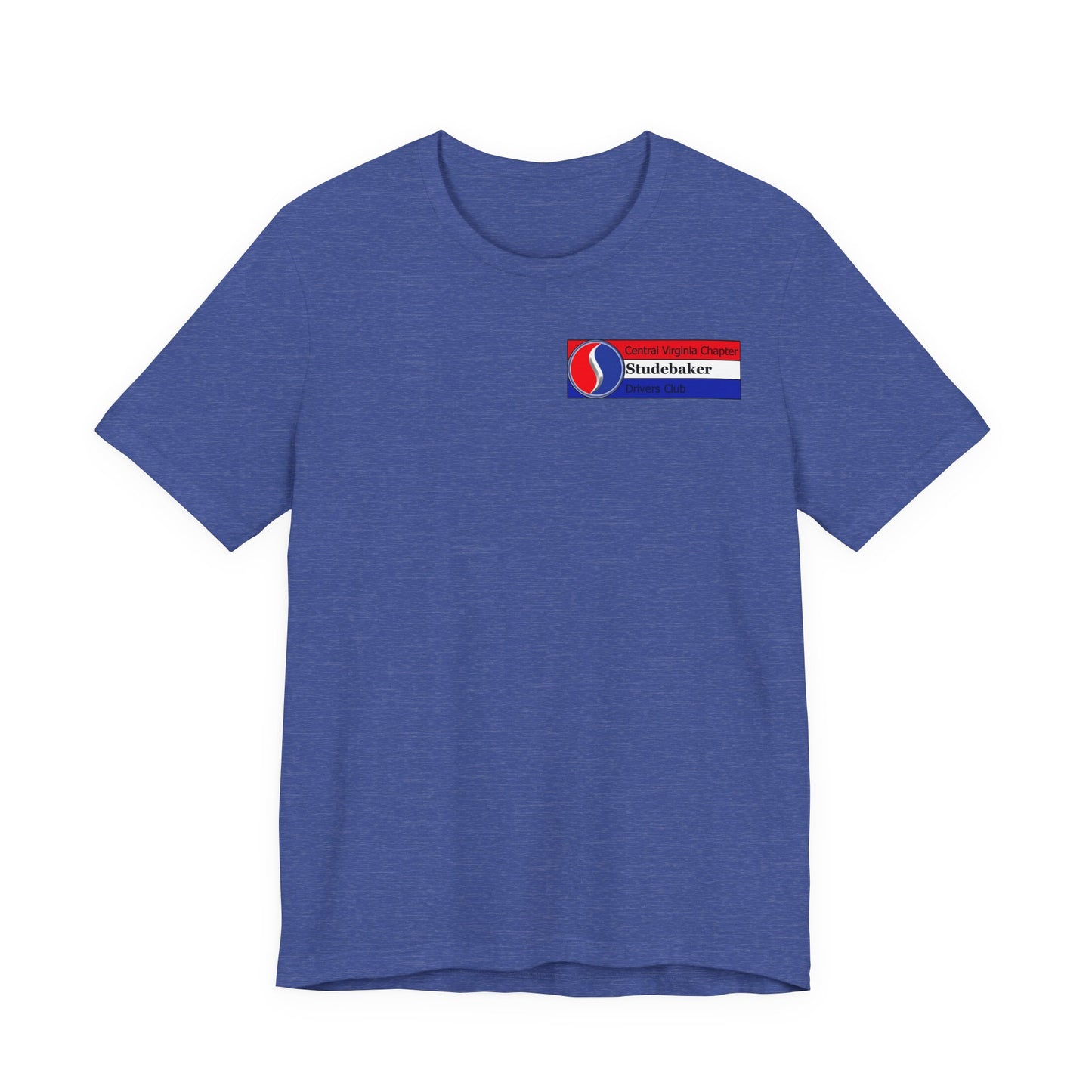Central Virginia Chapter Studebaker Drivers Club - Unisex Jersey Short Sleeve Tee
