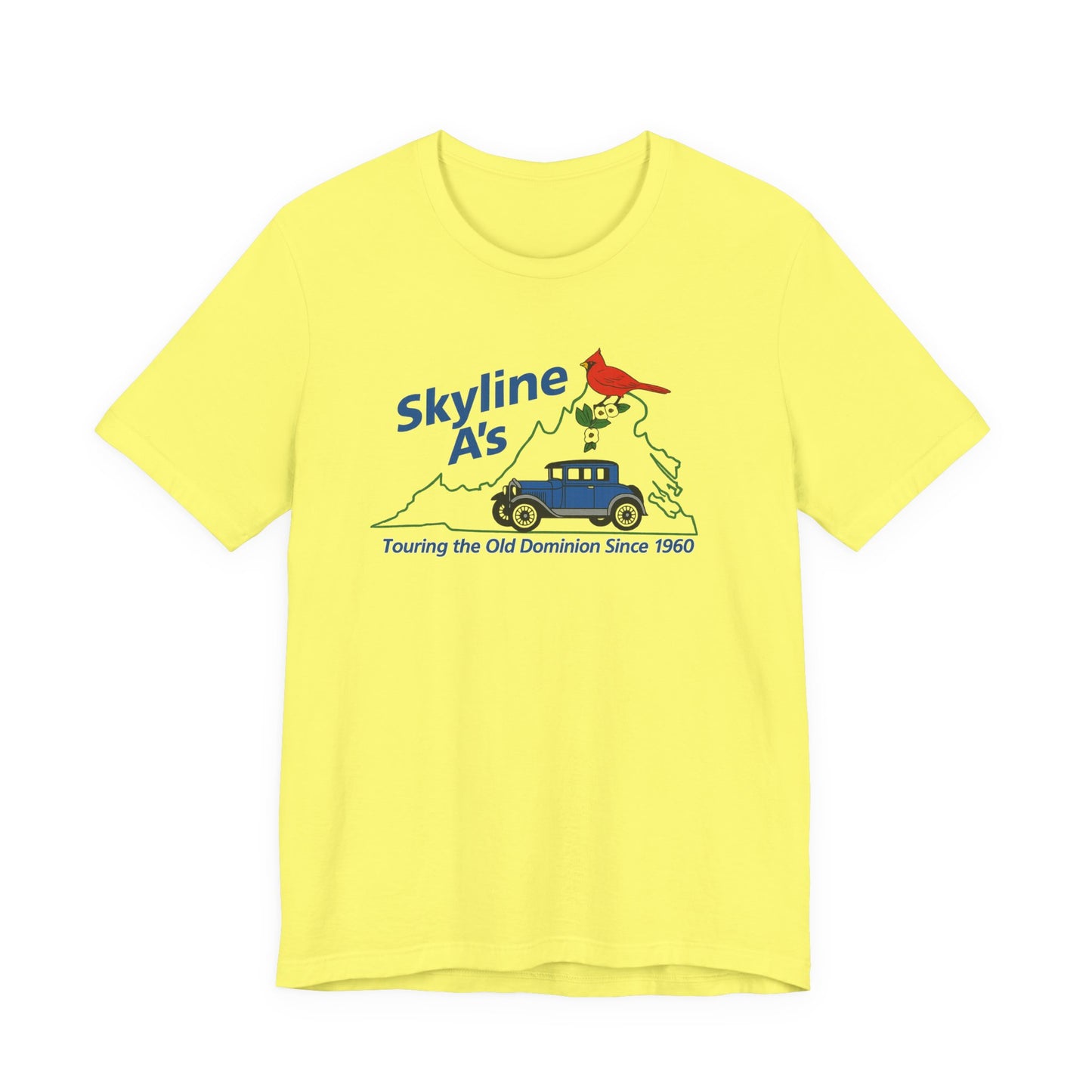 Skyline A's Virginia Roadtrip T-Shirt – "Touring the Old Dominion Since 1960"