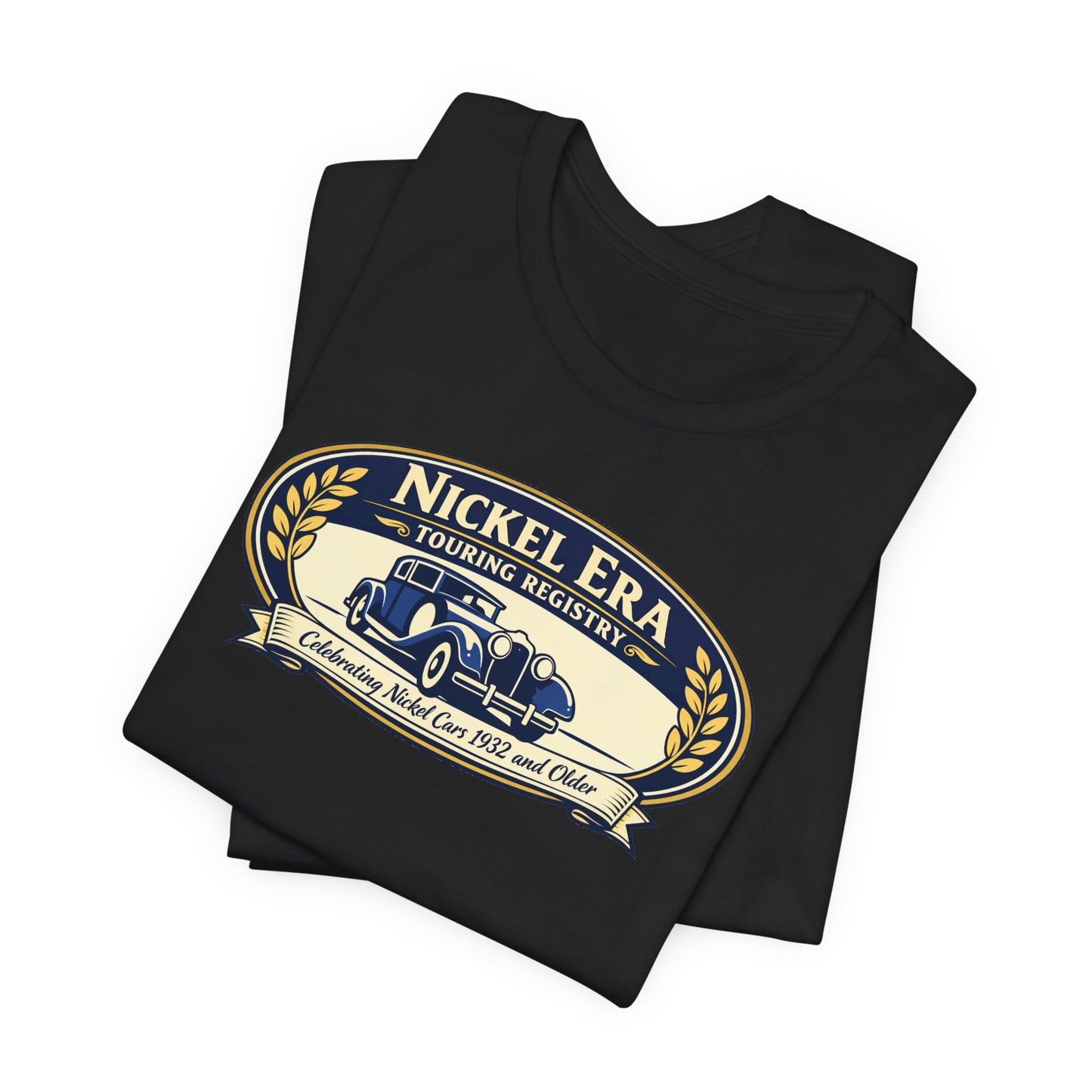Nickel Era Touring Registry Tee — Vintage Classic Car T‑Shirt