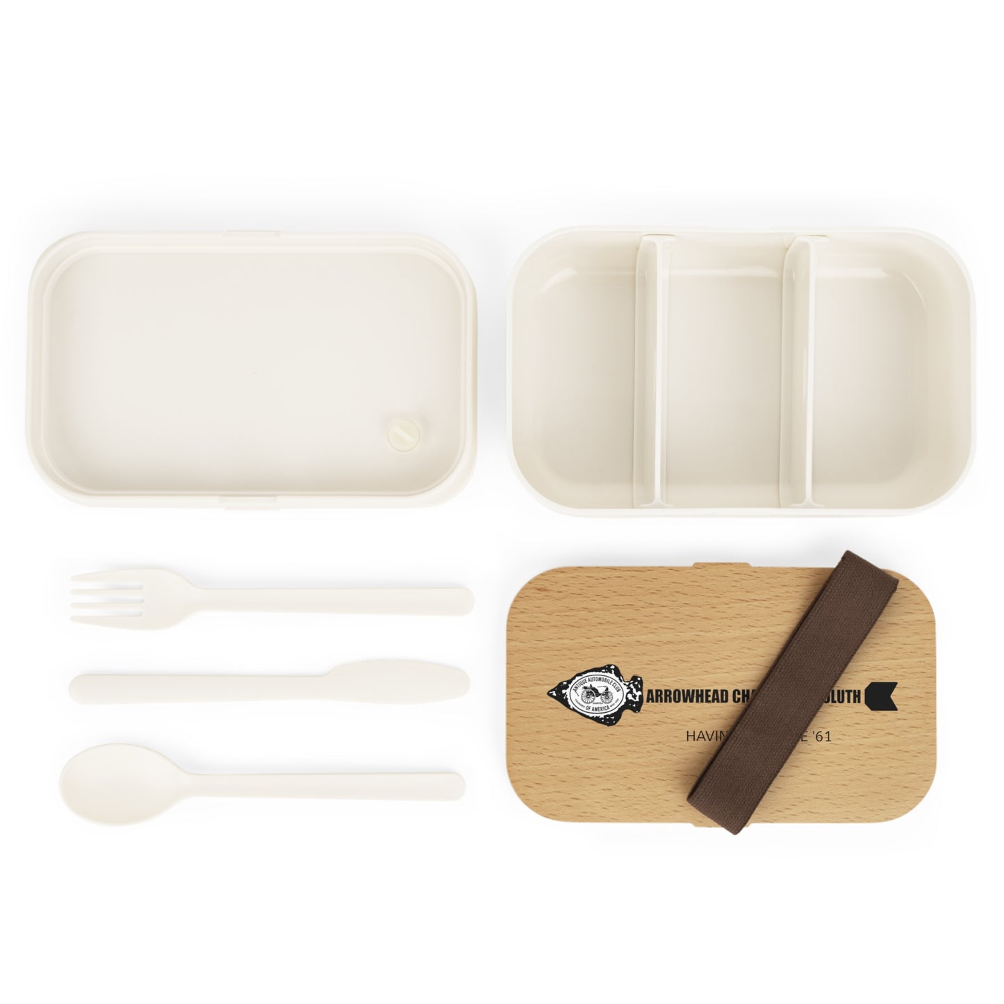 Arrowhead Chapter AACA Bento Lunch Box — Arrowhead Chapter Antique Automobile Club Design