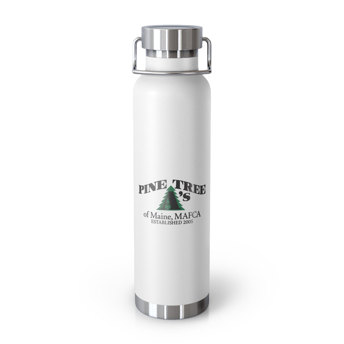 Pine Tree A's of Maine, MAFCA 22oz Copper Vacuum Insulated Water Bottle