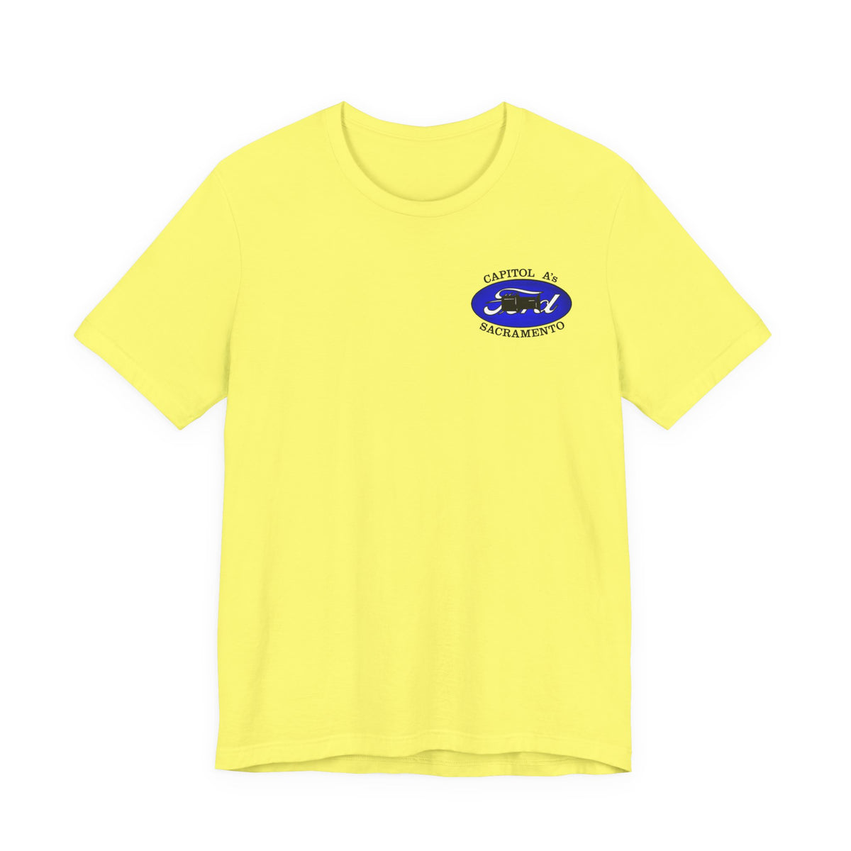 Capitol A's (single small logo) Unisex Soft Short Sleeve Tee