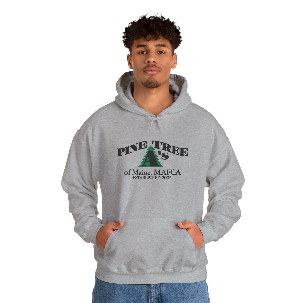 Pine Tree A's of Maine, MAFCA Hoodie – Unisex Heavy Blend™ Hooded Sweatshirt