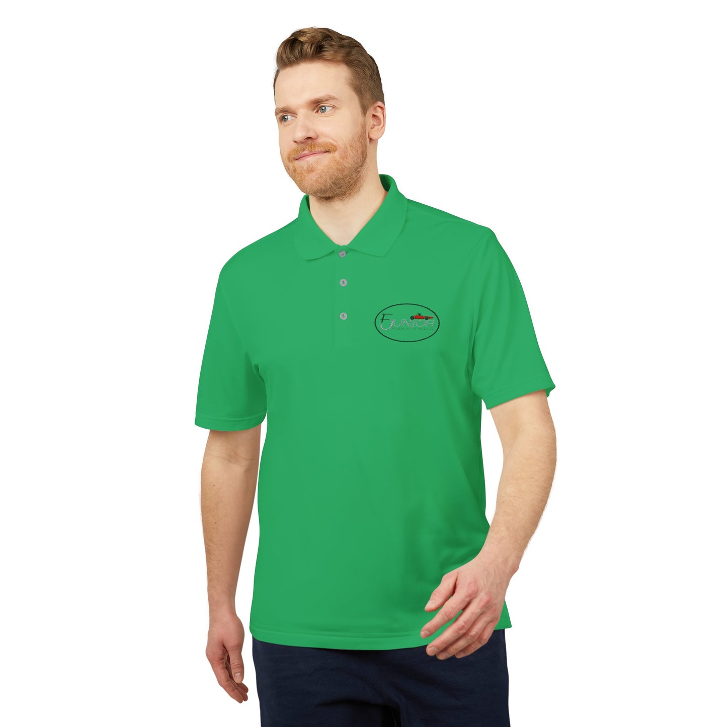 F Junior Historic N. America Performance Polo Shirt — Logo Embroidered