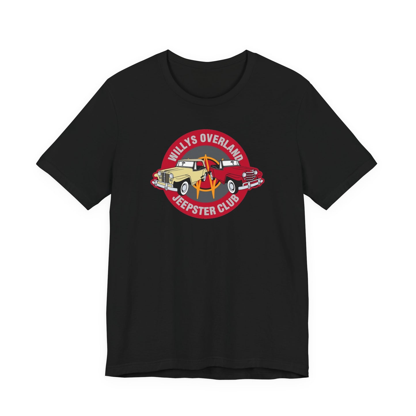 Willys Overland Jeepster Club T-Shirt - Unisex Jersey Short Sleeve Tee