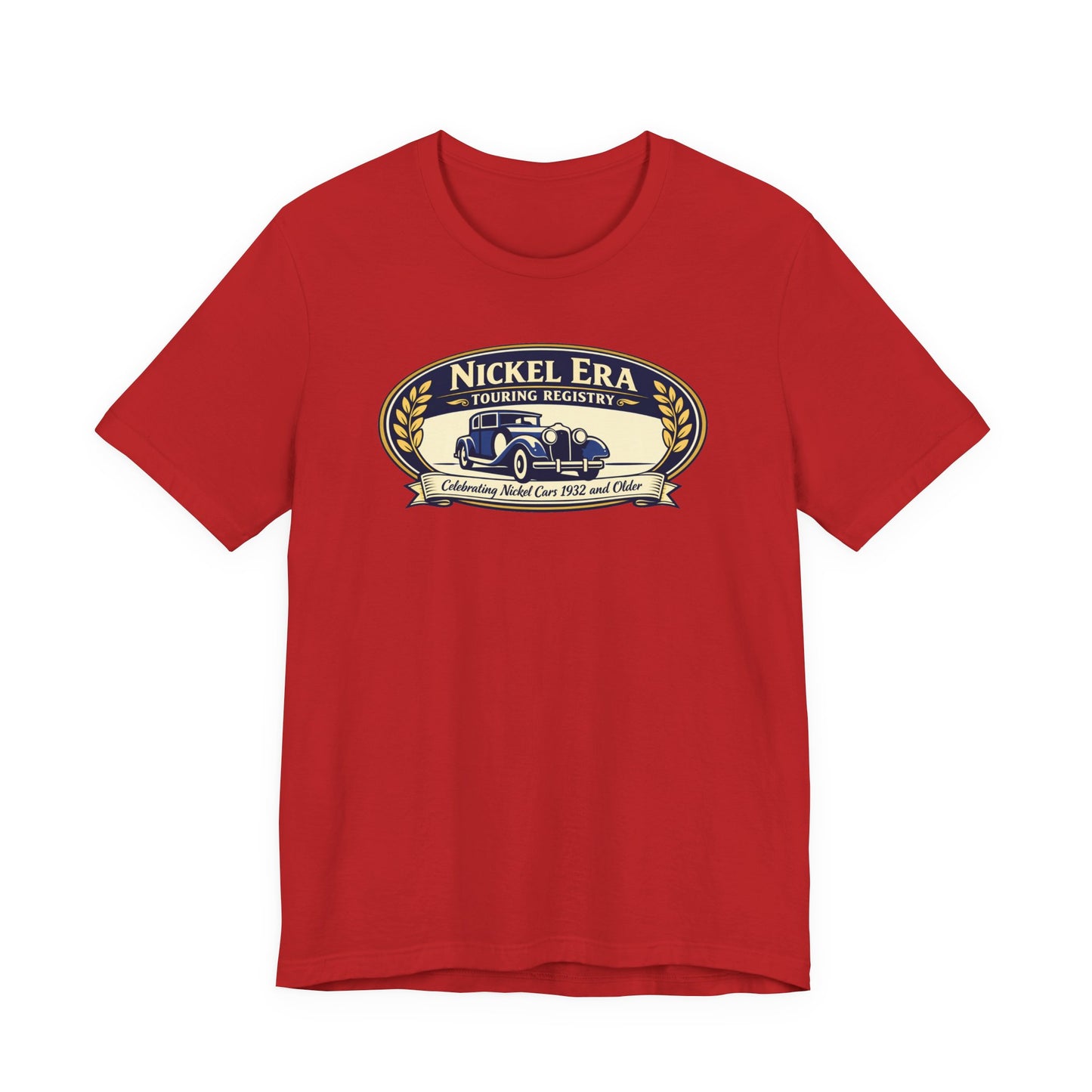 Nickel Era Touring Registry Tee — Vintage Classic Car T‑Shirt