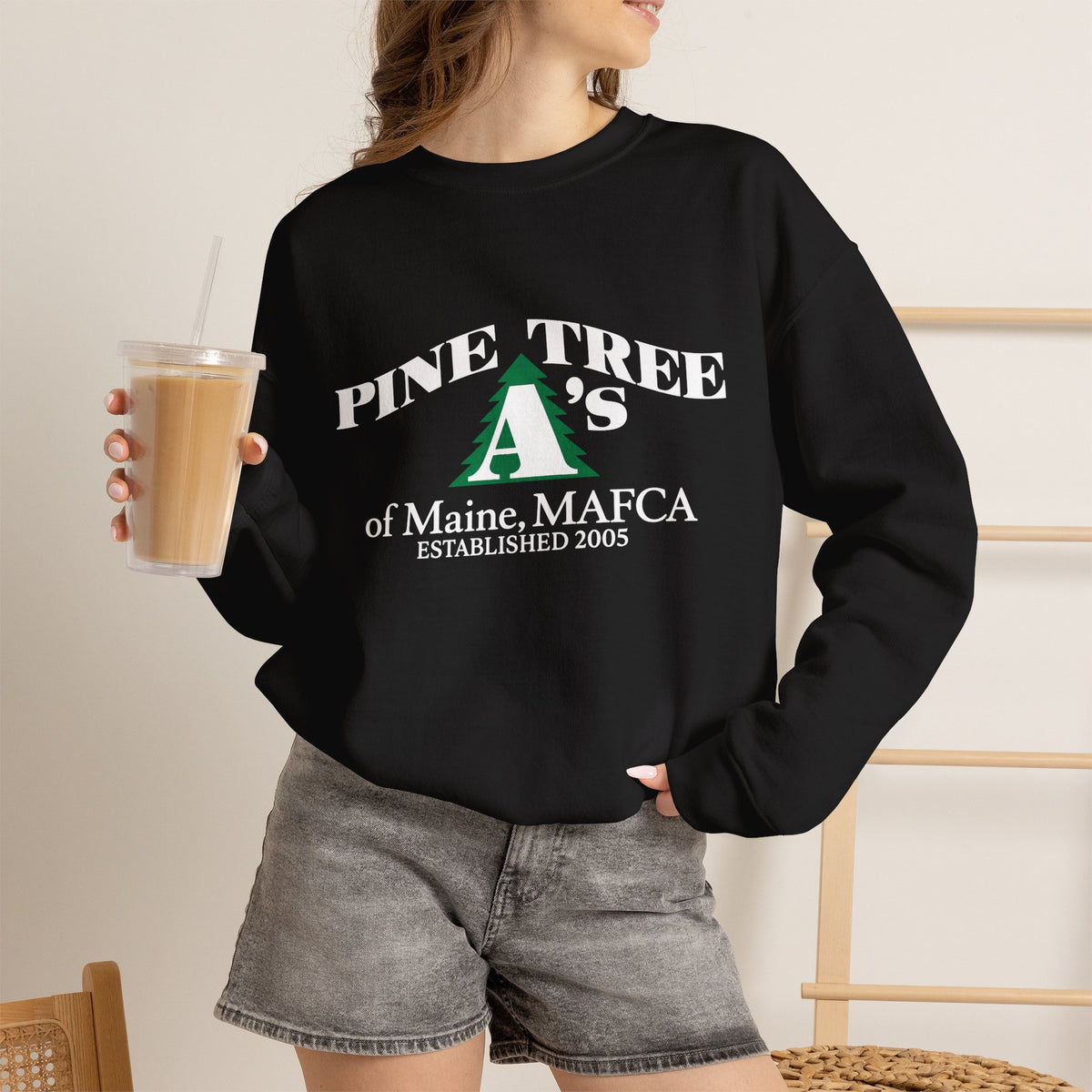 Pine Tree A's of Maine, MAFCA — Unisex Heavy Blend™ Crewneck Sweatshirt