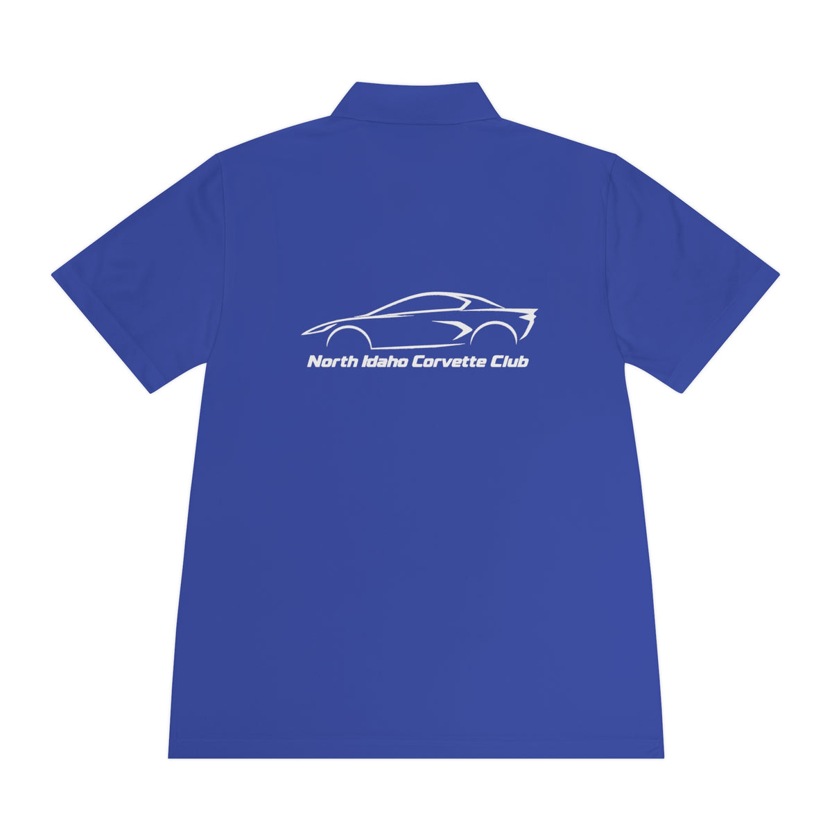 North Idaho Corvette Club Performance Polo with Front and Back Logos