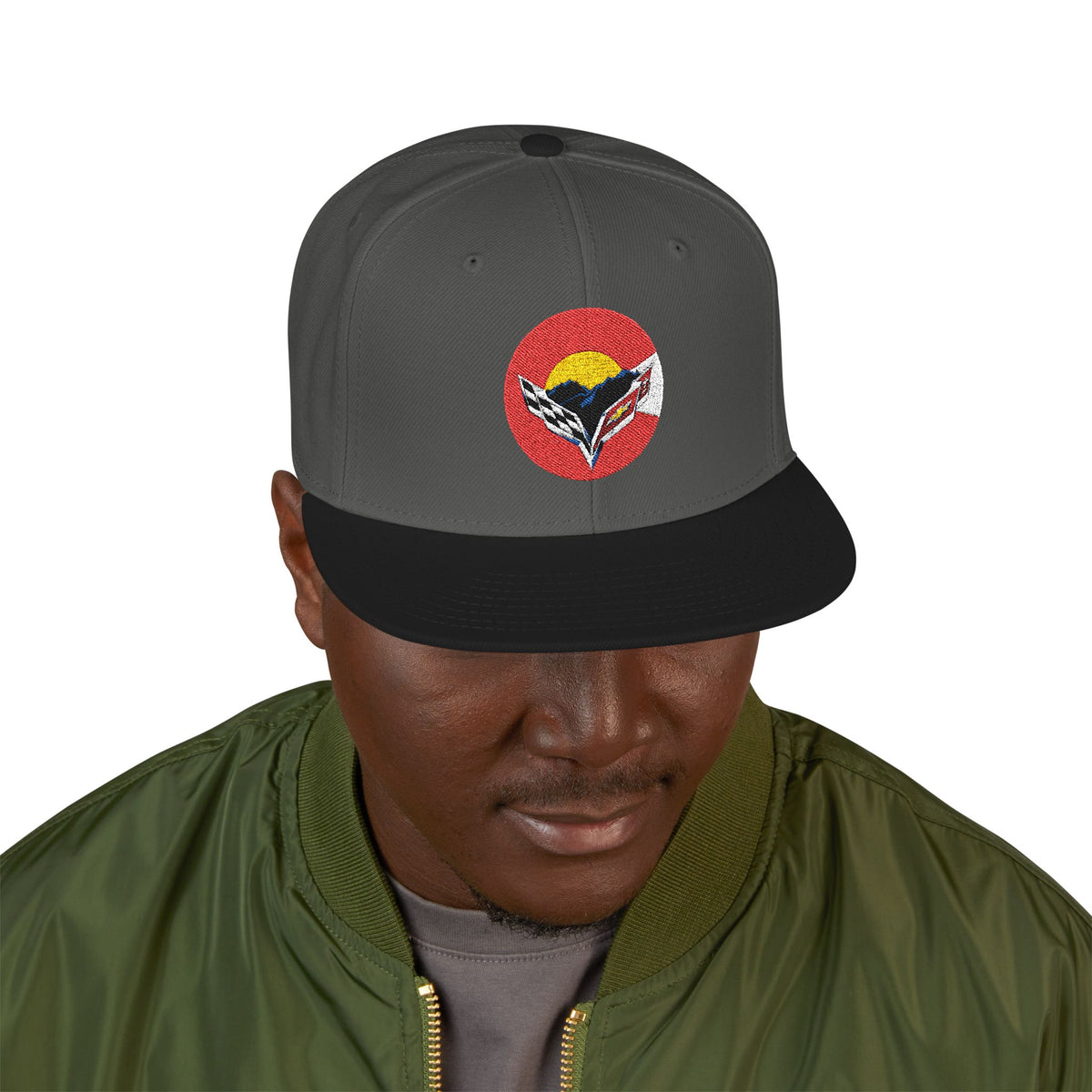 Central Colorado Corvette Club - Embroidered Snapback Hat